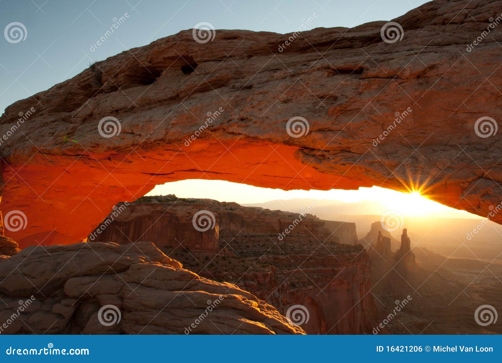 Arches by sunrise stock photo. Image of national, sandstone 16421206