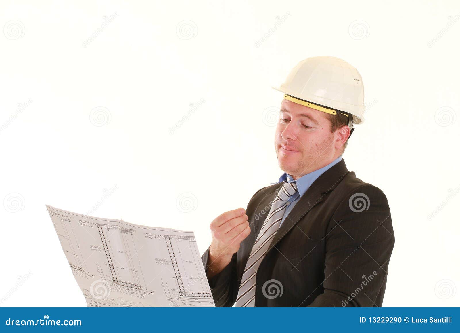 Architect stock photo. Image of people, contractor, industrial 13229290