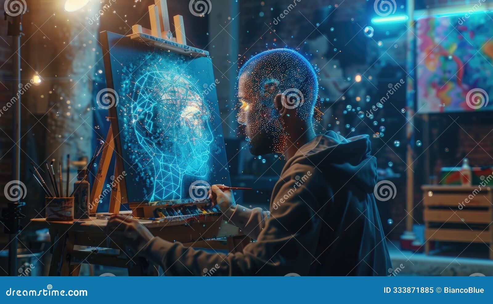 architect with ai on blueprints aig60