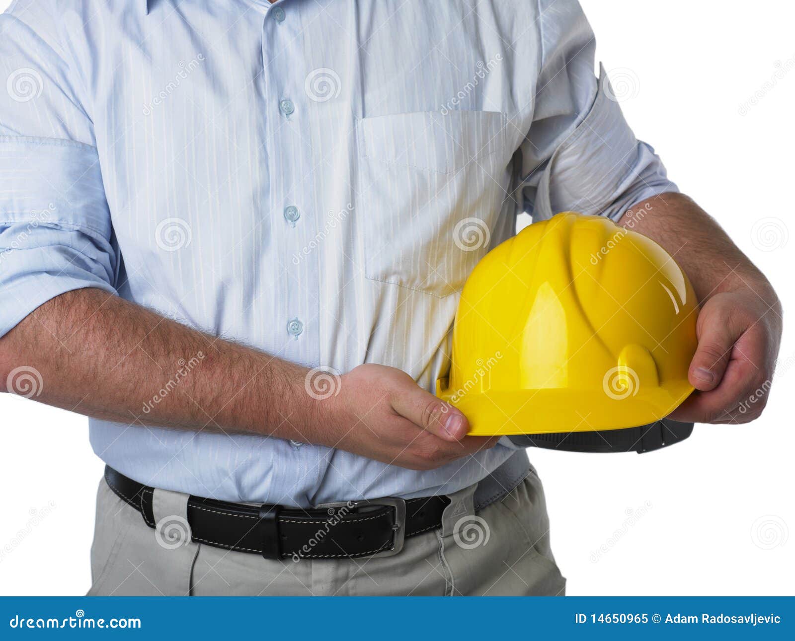 Architect with hardhat stock image. Image of worker, professional ...