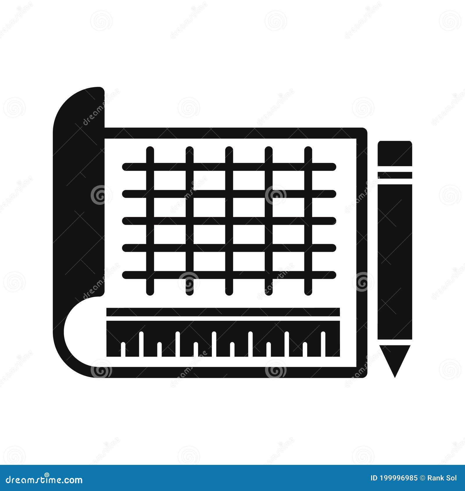 architect paper  icon which can easily modify or edit