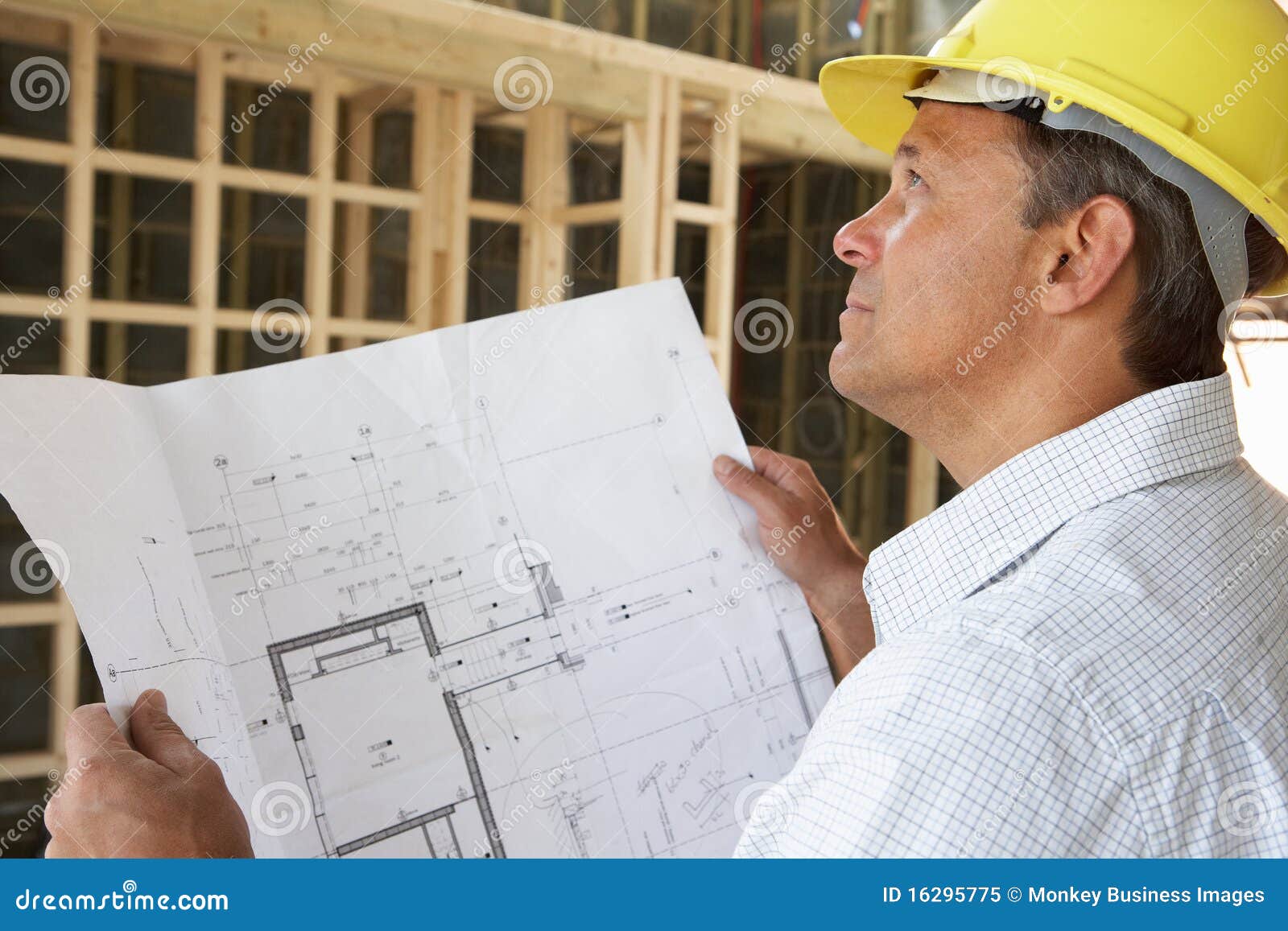 architect with plans