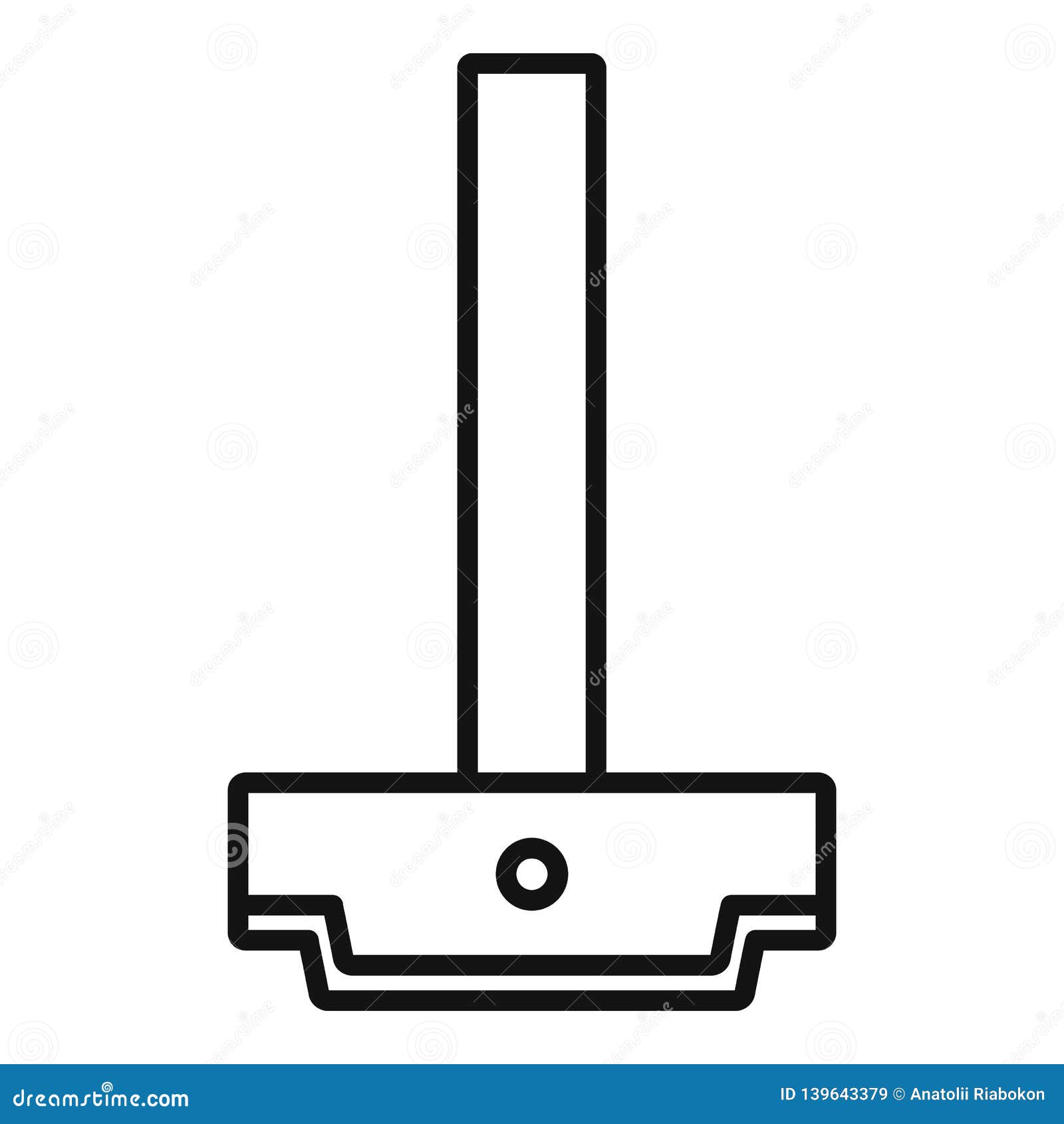 Architect wood ruler icon cartoon project Vector Image