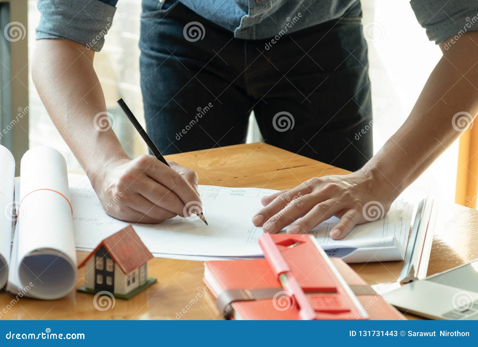 architects write home s on the desk