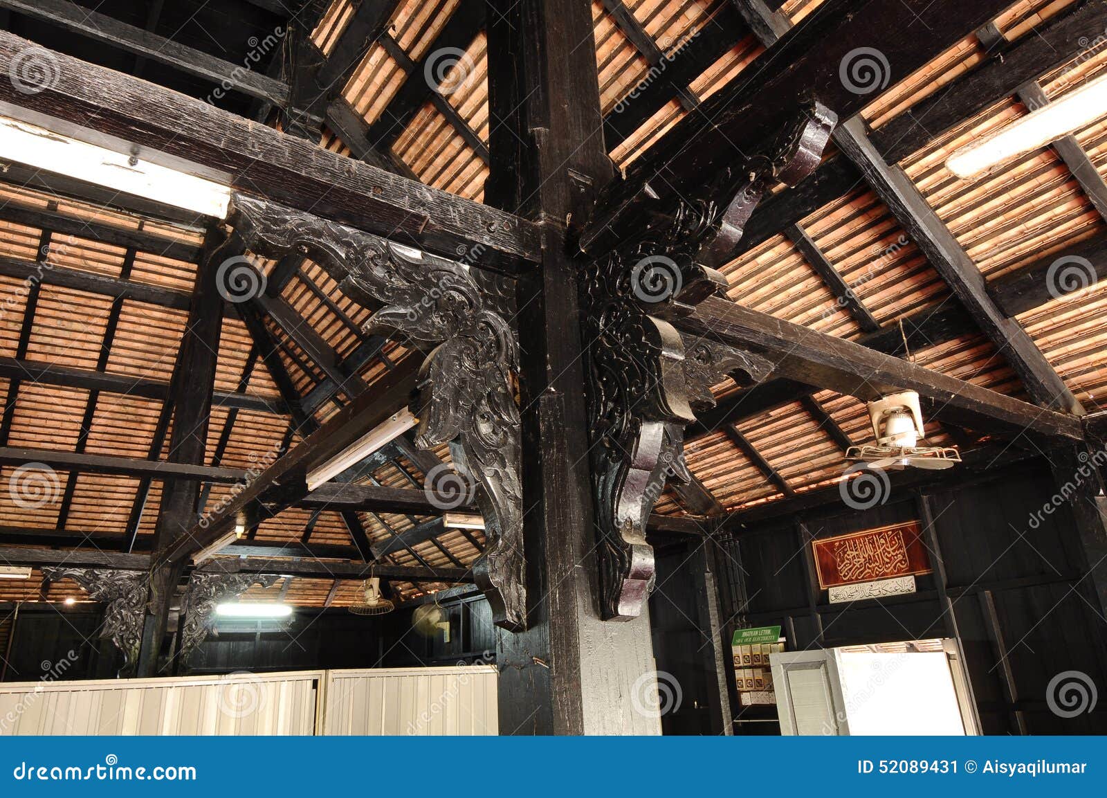 Architectural Detail Of Masjid Kampung Laut At Nilam Puri Kelantan Malaysia Stock Photo 52089431 Megapixl