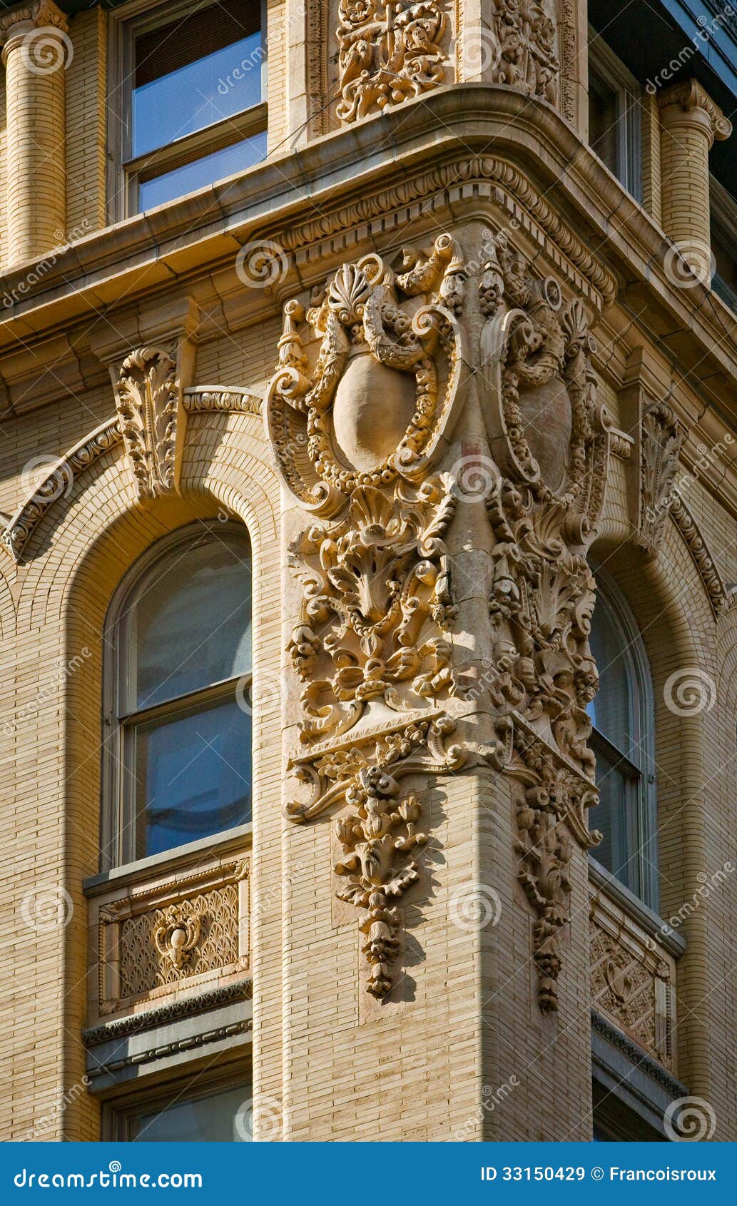 Architectural Detail Of A Soho Building Facade, Ne Stock Image - Image ...