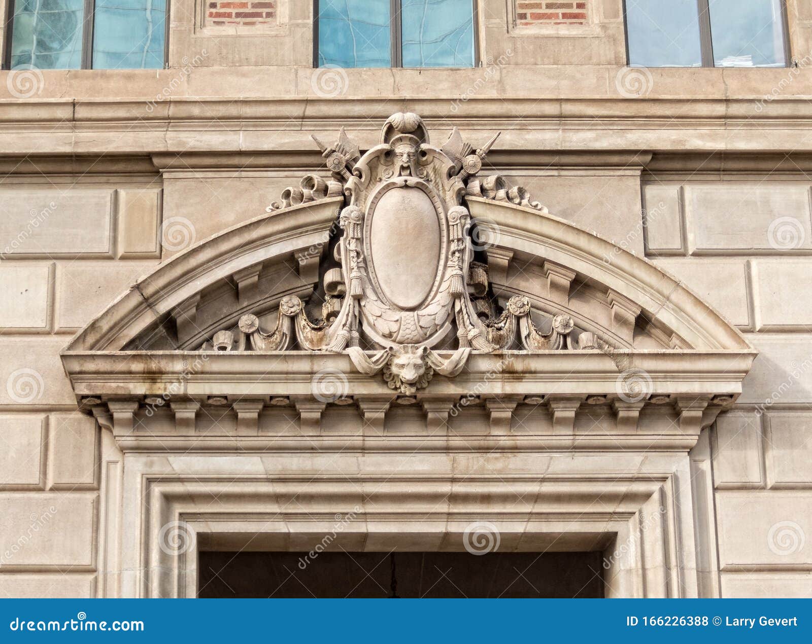 architectural details, elaborate arch over a door