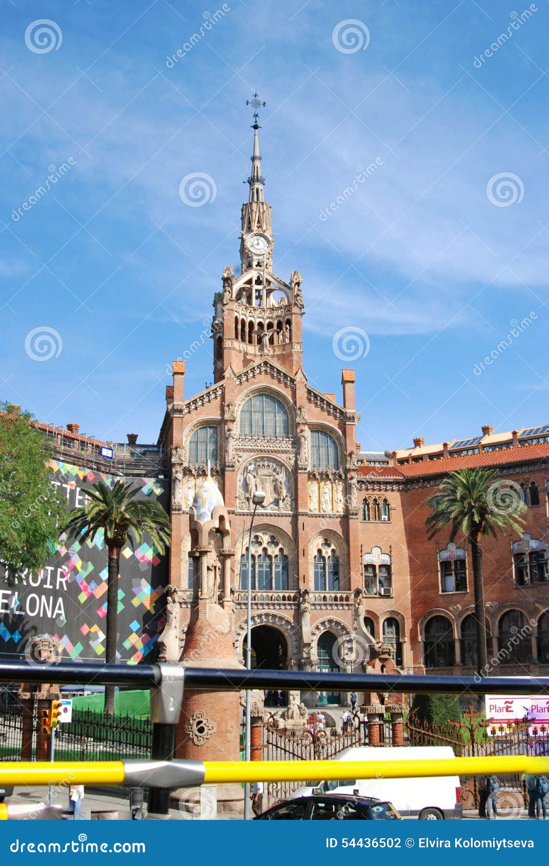 Architecture of Barcelona editorial photography. Image of familia