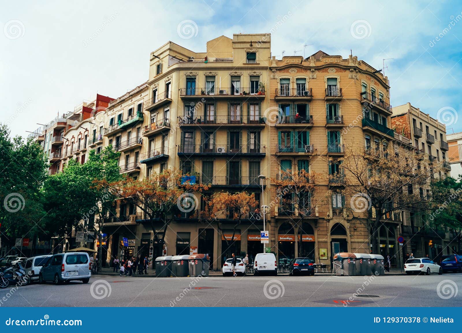 Architecture and Buildings in Barcelona Editorial Stock Photo - Image ...