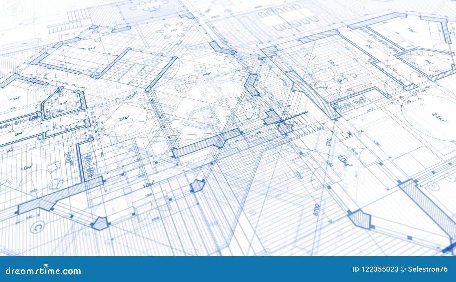 architecture : blueprint plan -  of a plan