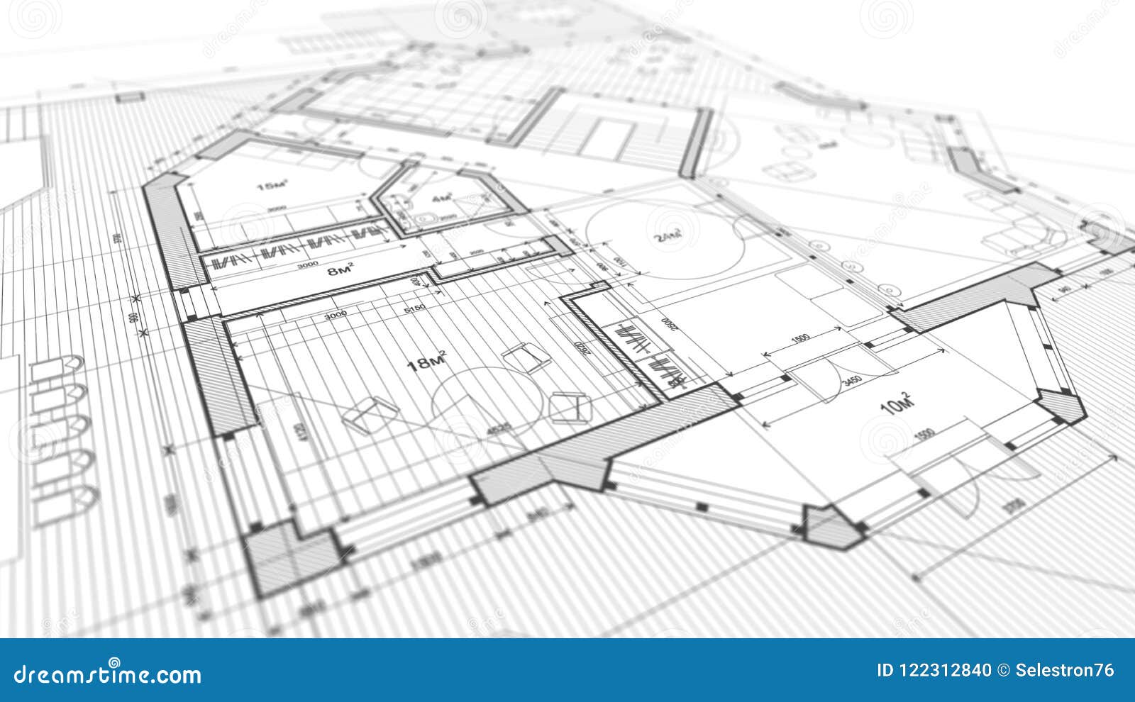 architecture : blueprint plan -  of a plan mod