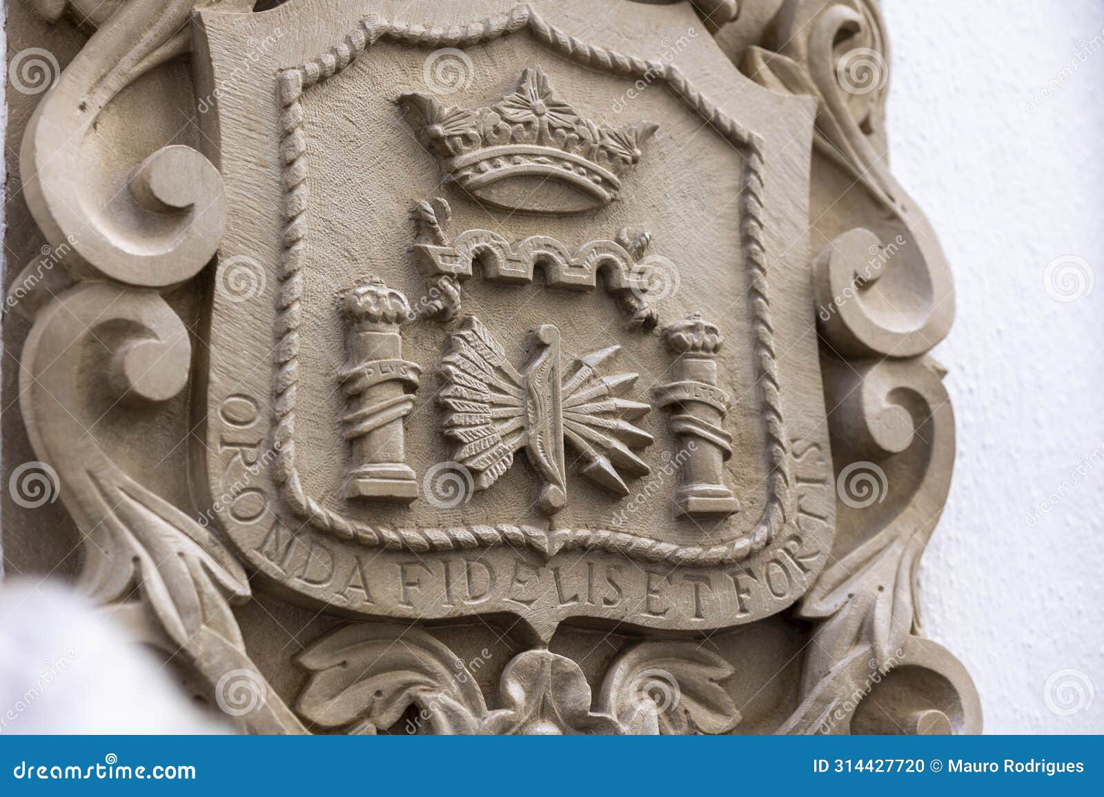 details from iglesia de santa maria la mayor