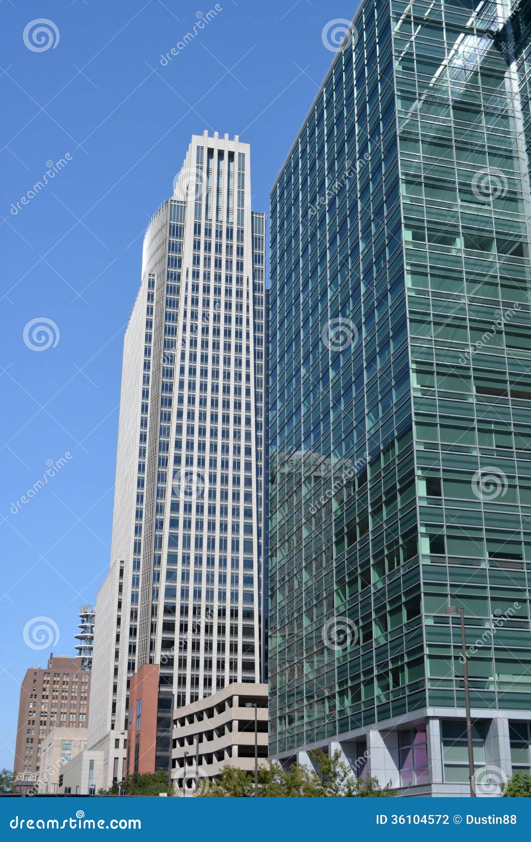 Architecture of Downtown Omaha Nebraska Stock Photo Image of skyline