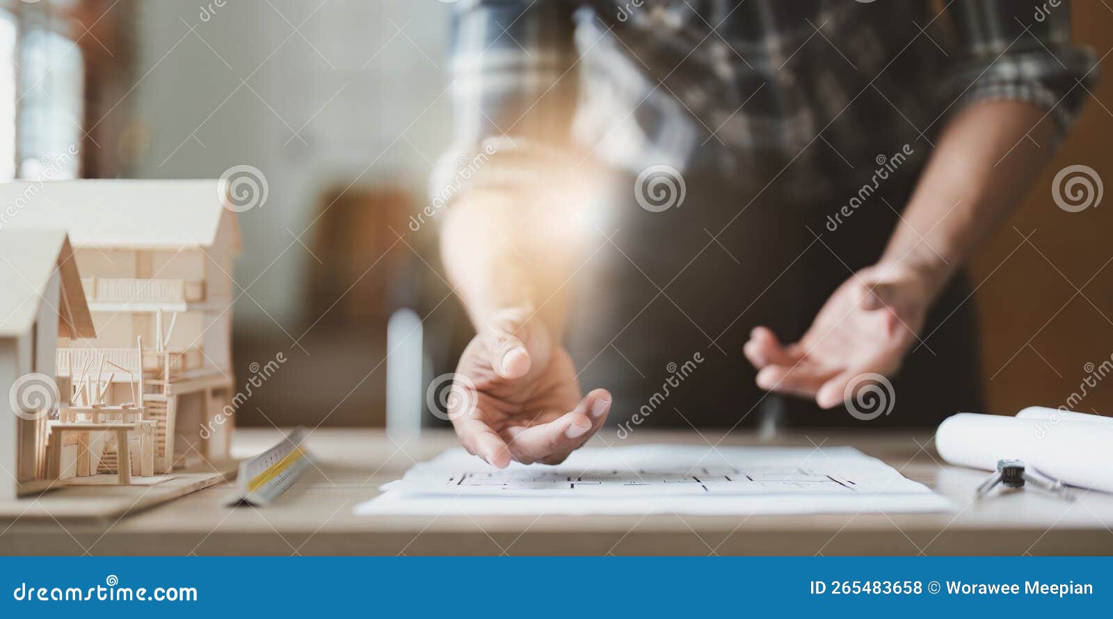 Architecture Drawing Something while Working with Blueprint in the