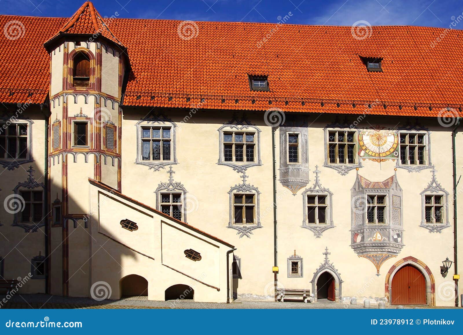 architecture of fussen. germany