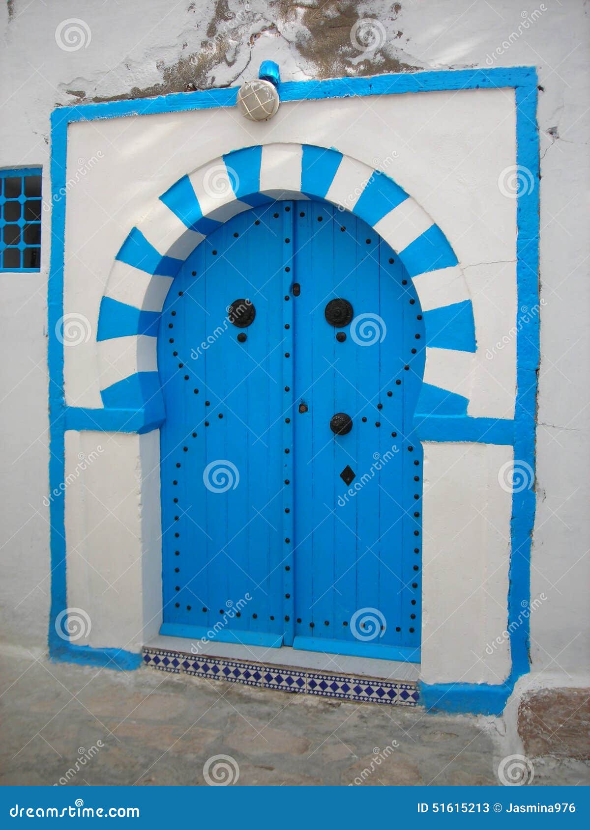 architecture of hammamet, tunisia