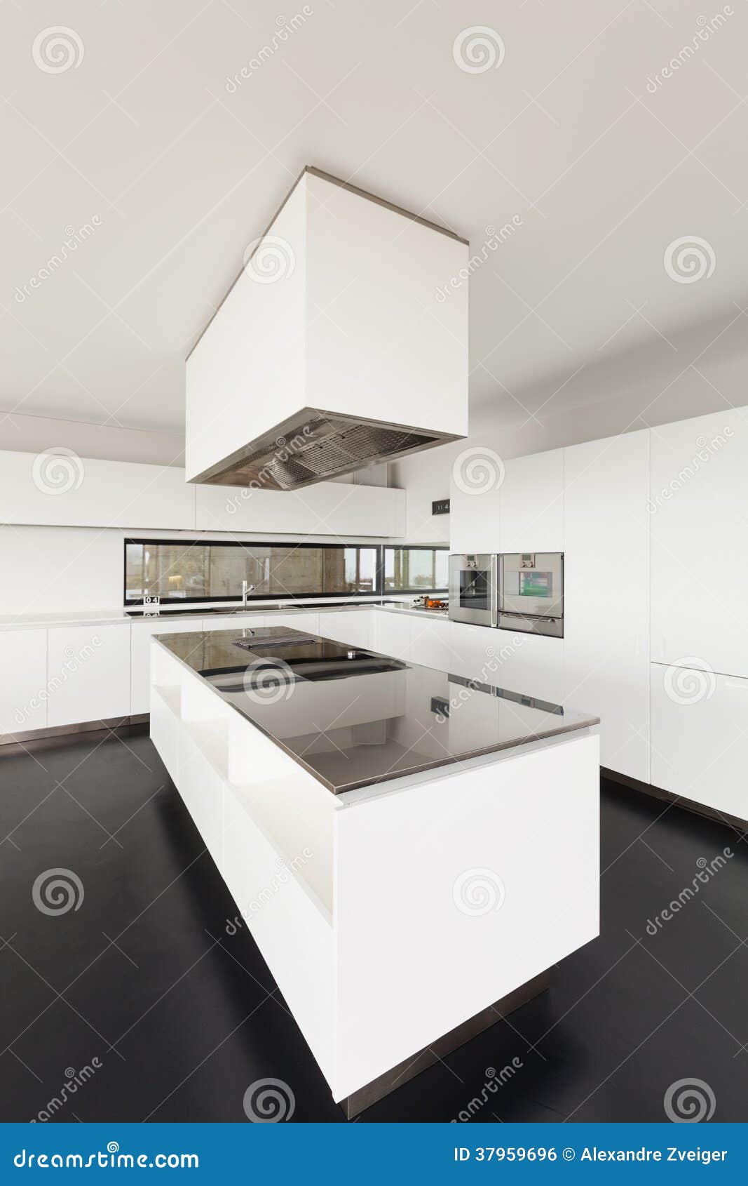 Architecture, Interior of a Modern Villa Stock Photo - Image of house