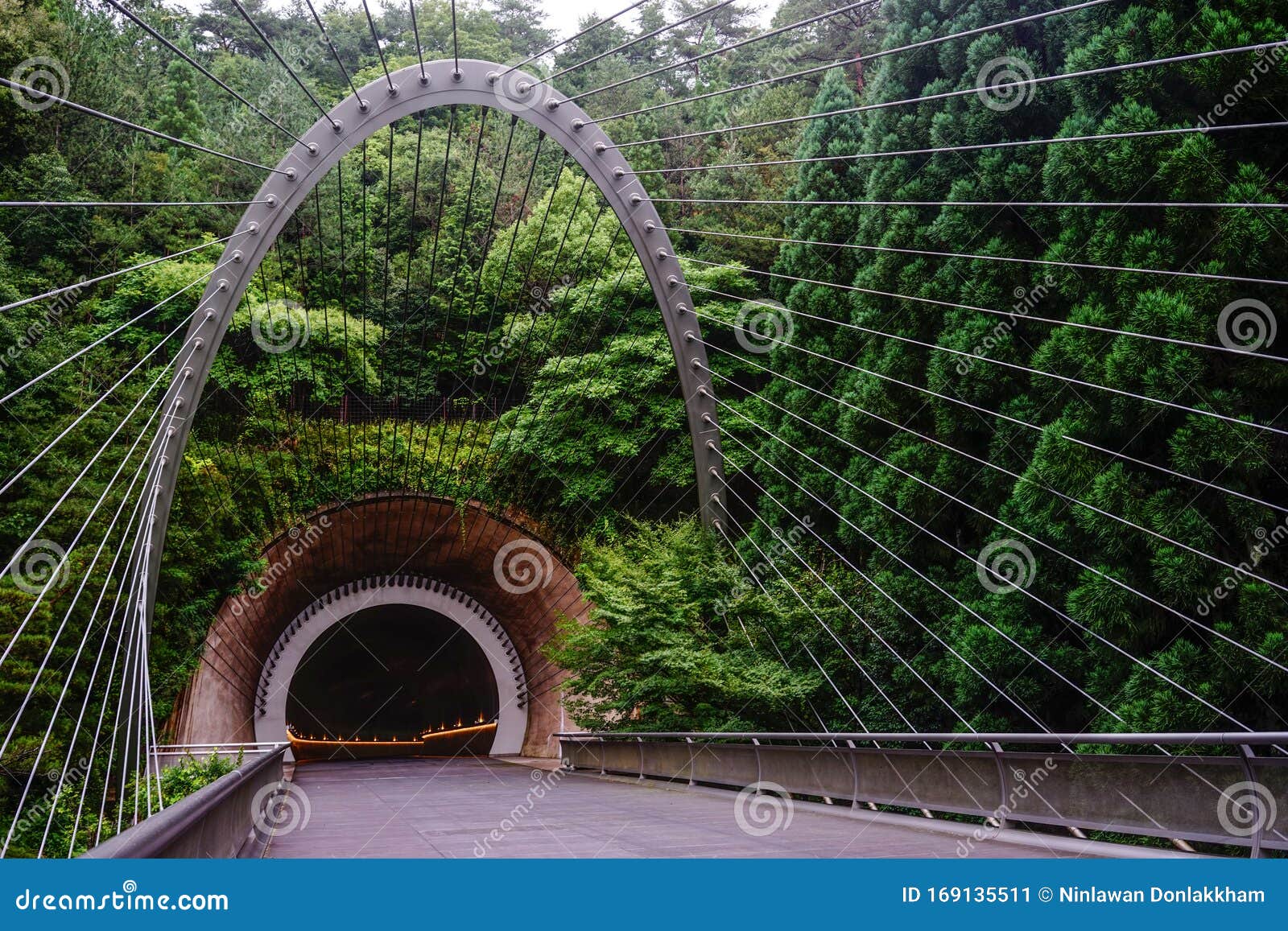 Miho Museum Bridge, Shigaraki, Japan