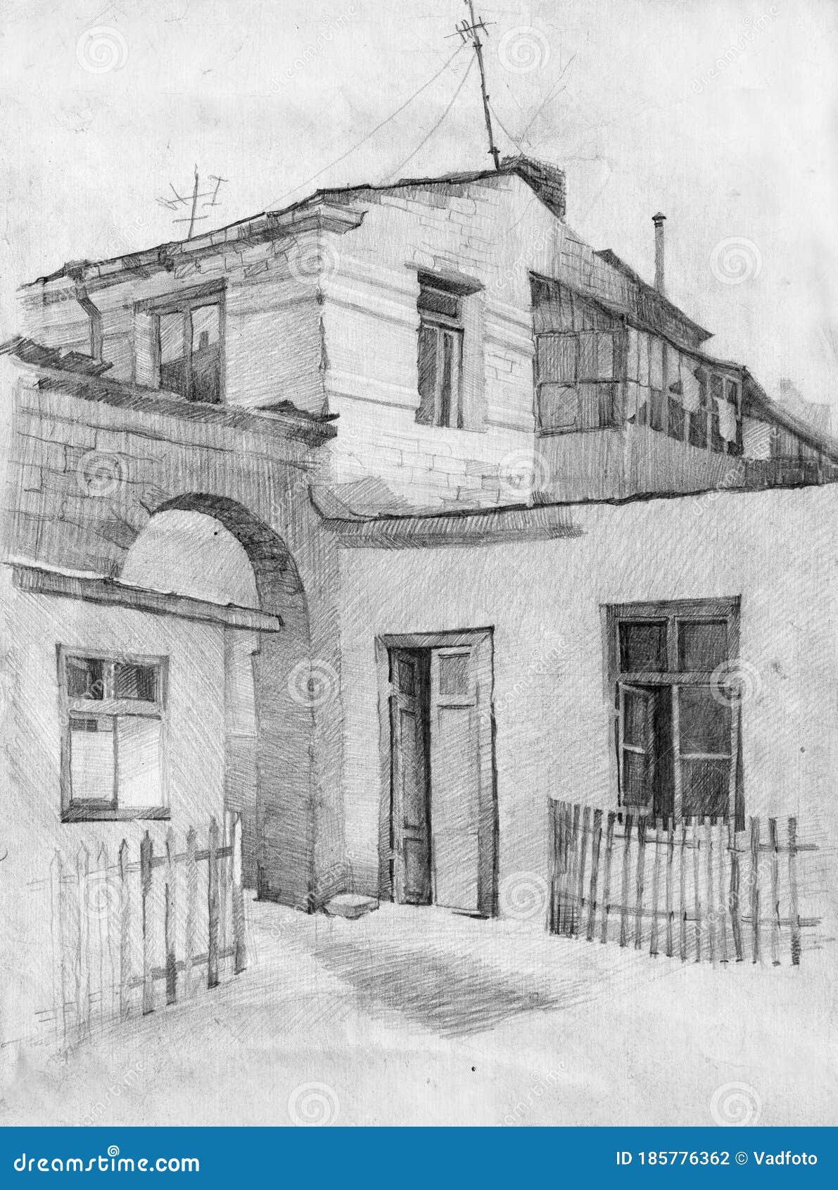 Top 80+ pencil architecture sketches in.eteachers