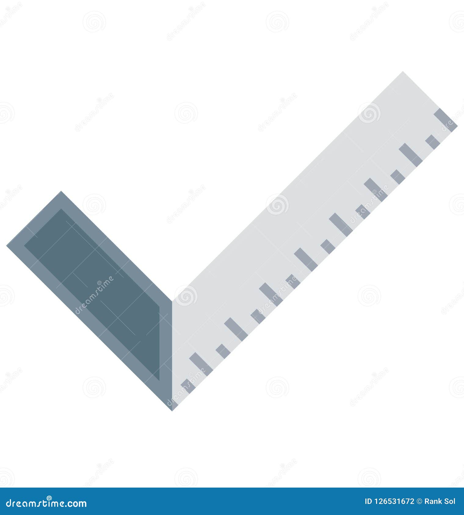Architecture Ruler Isolated Vector Icon for Construction Stock
