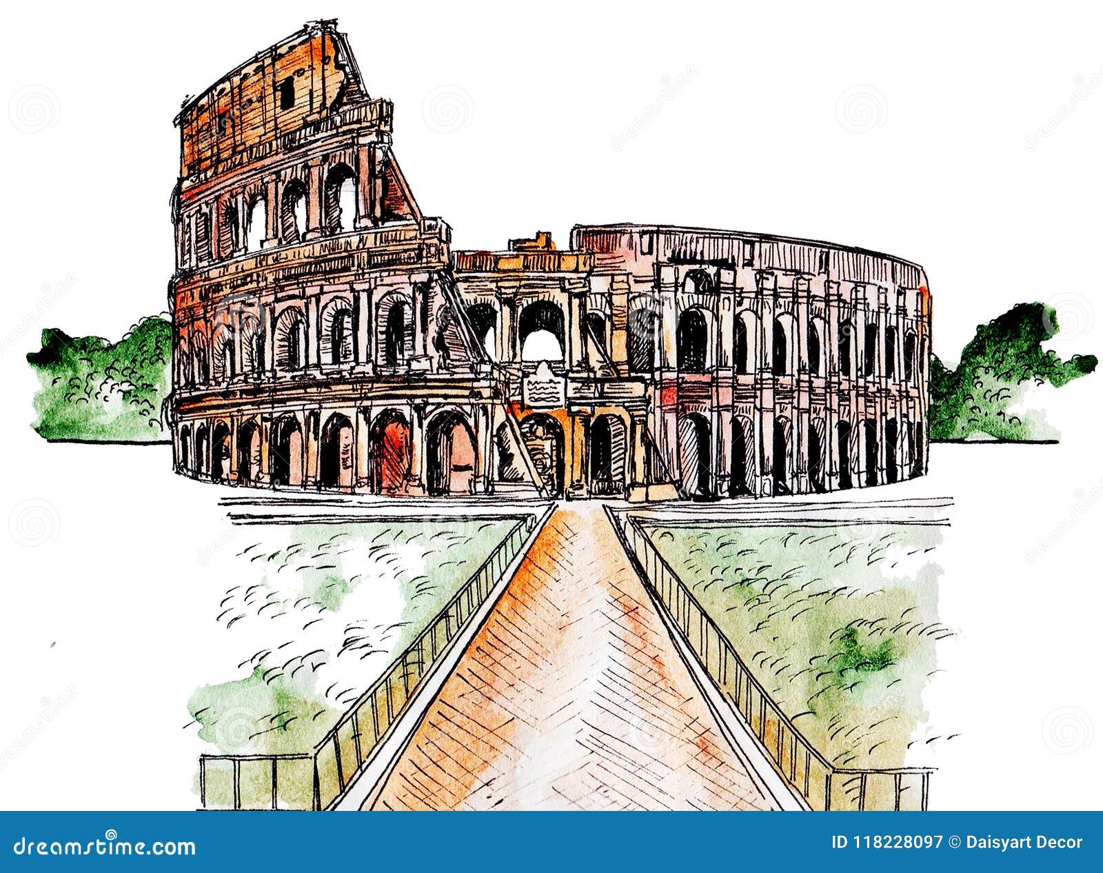 Sketching architecture with Watercolour pencils steps  Liz Steel  Liz  Steel