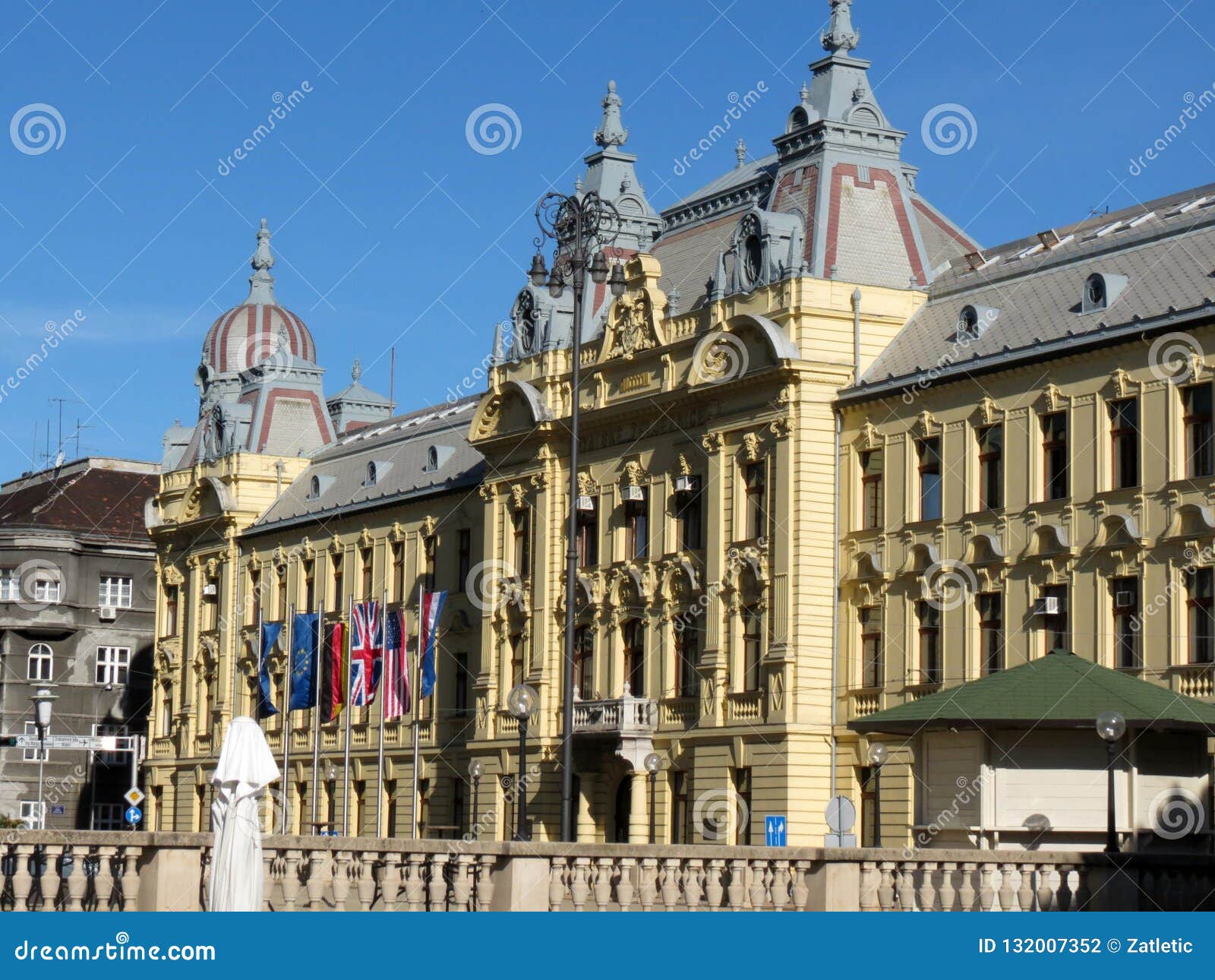 Architecture of Zagreb stock photo. Image of croatia 132007352