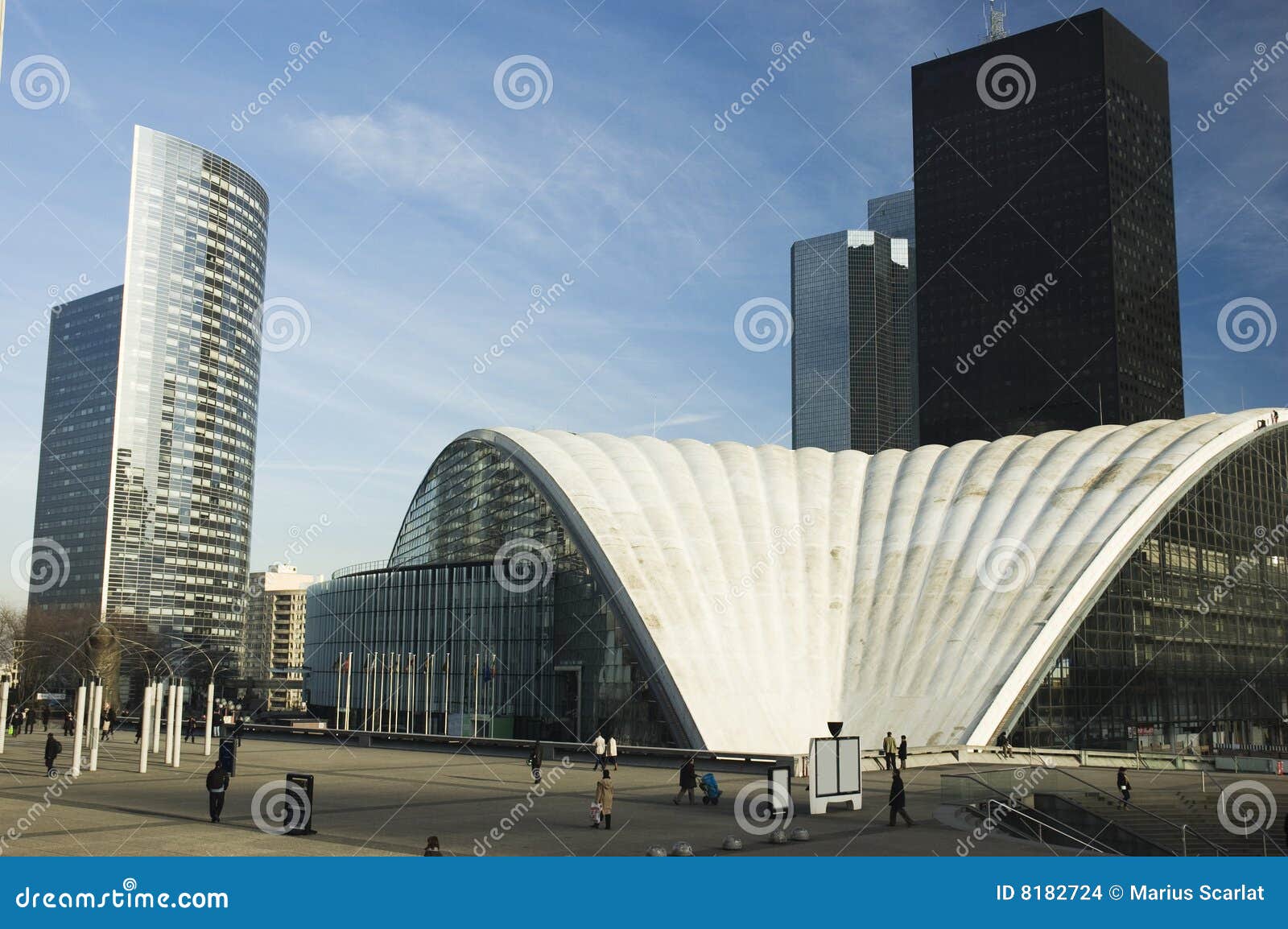 Architettura Moderna A Parigi Fotografia Stock Immagine Di France Architettura