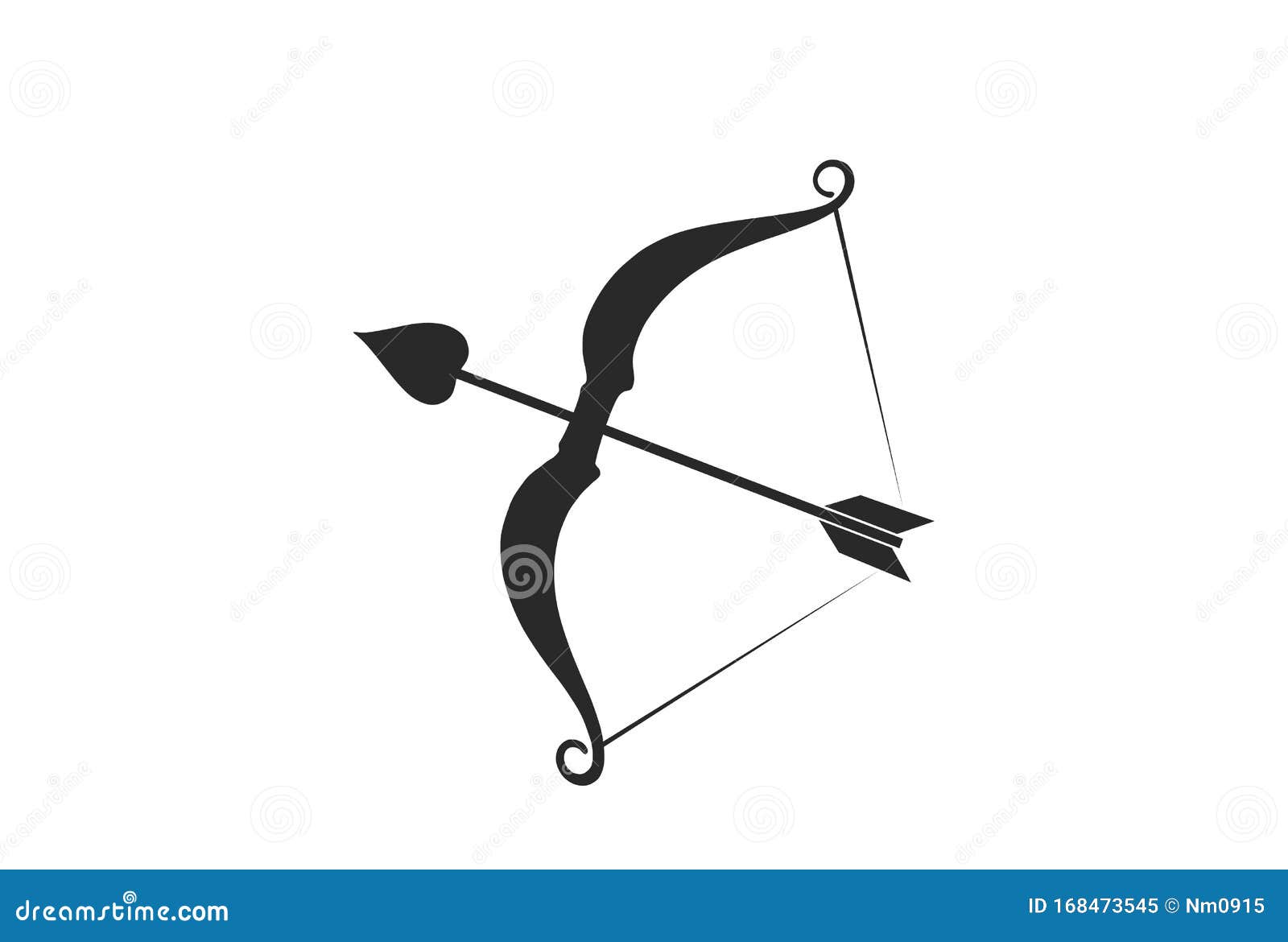 Arco Cupido Y Flecha Con Corazón Elemento De Diseño De Valentías  Ilustración del Vector - Ilustración de arqueamiento, elemento: 168473545, arco  cupido 
