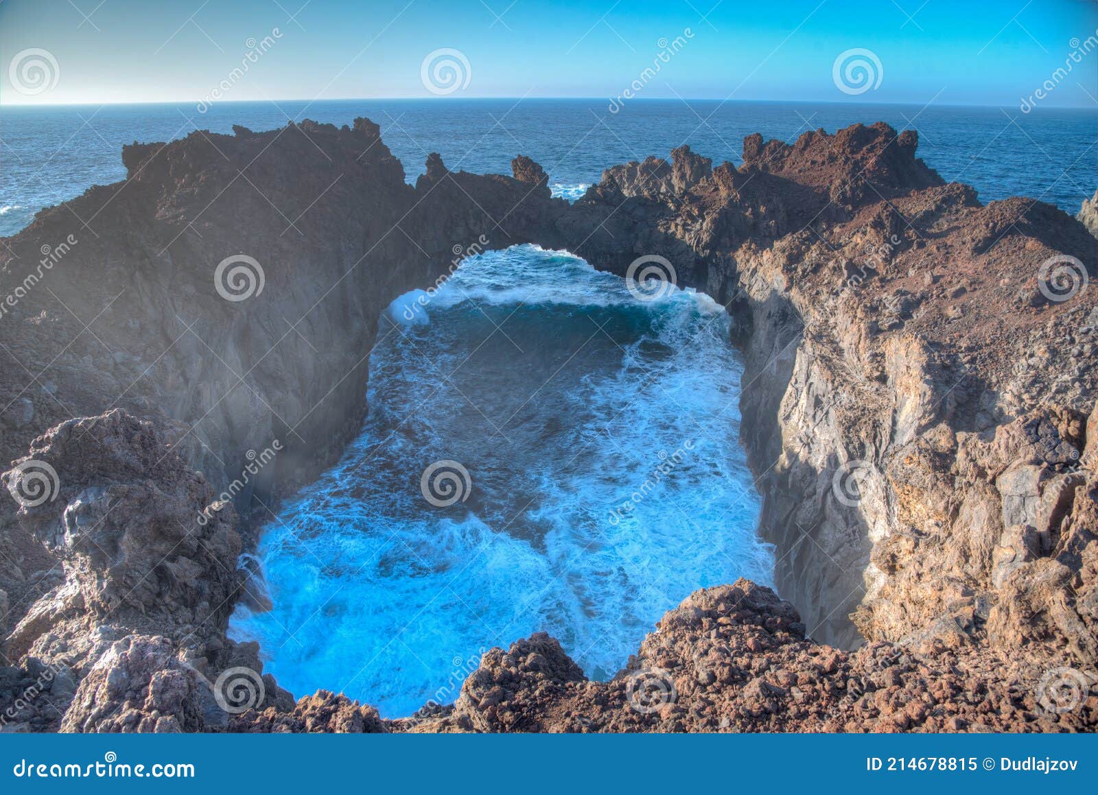 arco de la tosca at el hierro island, canary islands, spain