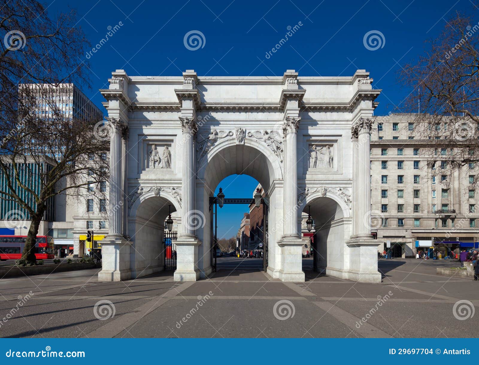 Arco di marmo, Londra fotografia stock. Immagine di giorno 29697704