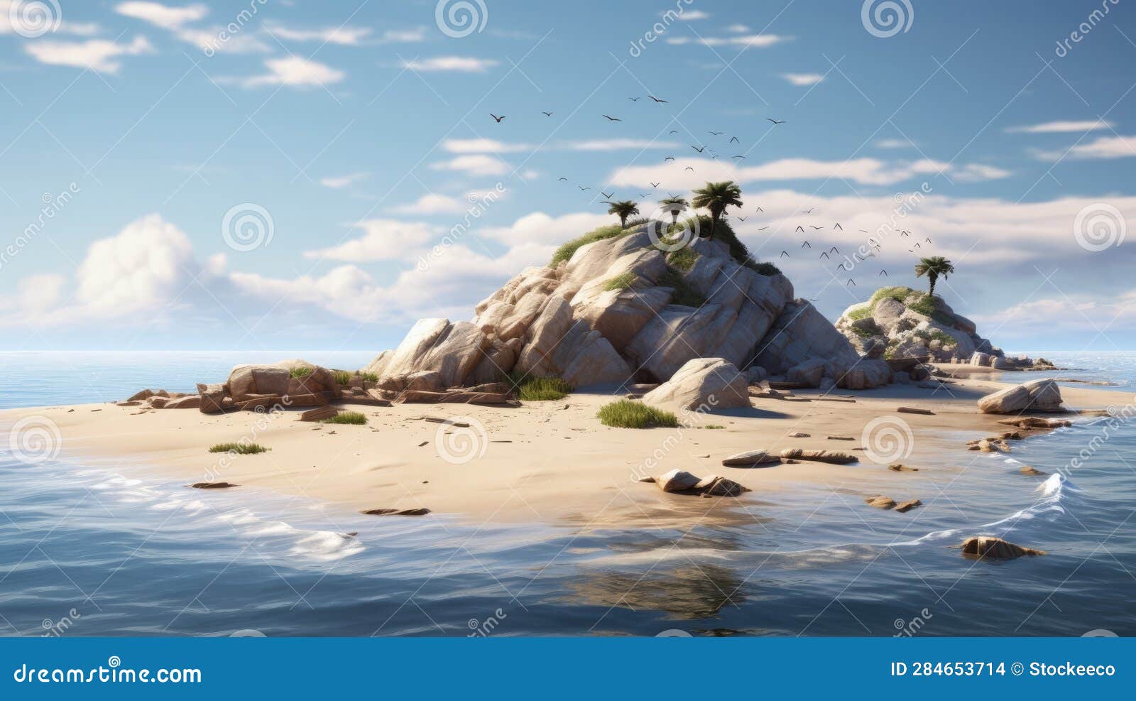 arctic island: a stunning blend of nature and unreal engine graphics