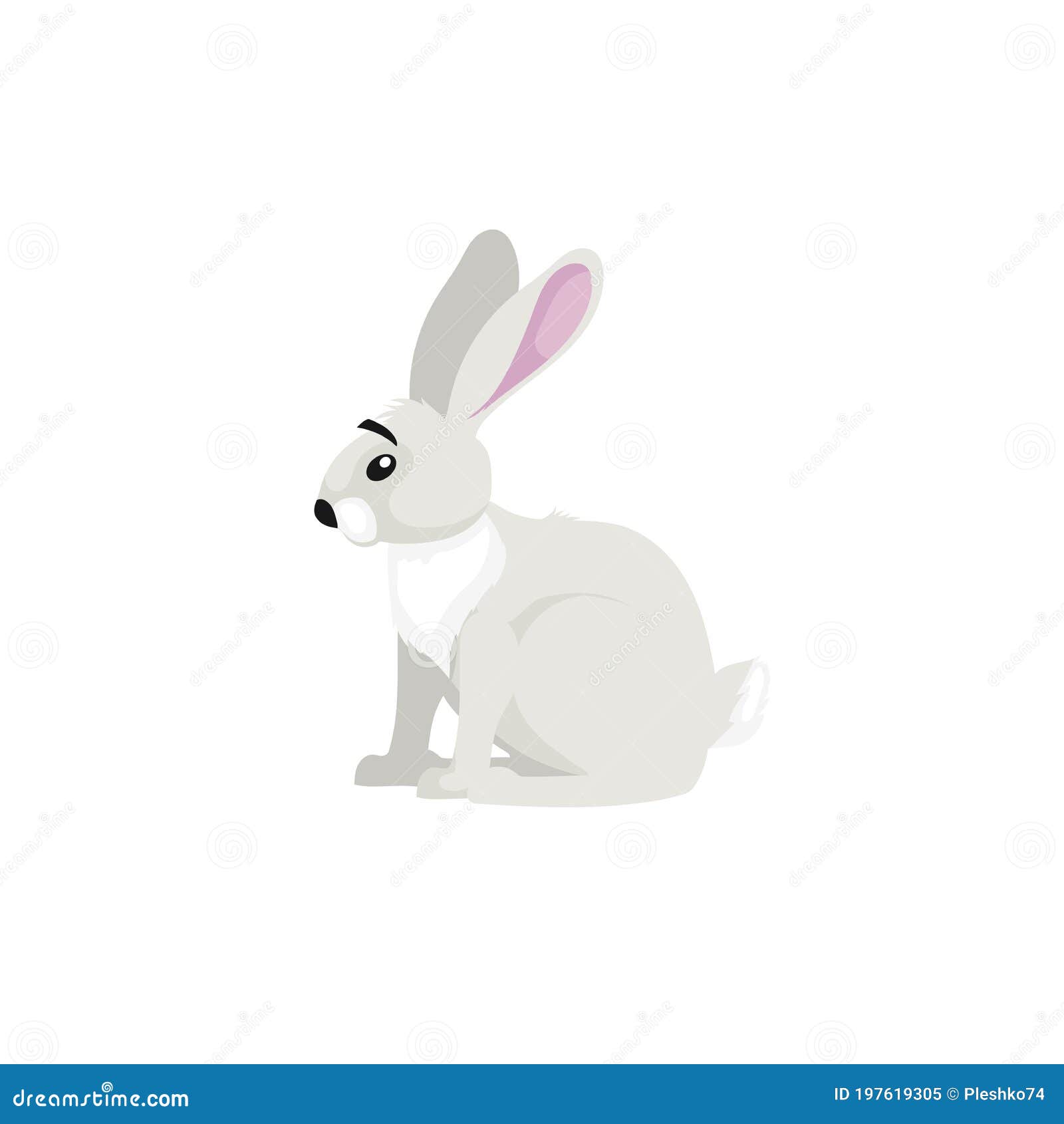 Arctic White Hare. Cartoon Flat Style Illustration of Polar and Arctic Animal. Vector Illustration for Kids, Education Stock Vector - Illustration of animals, animal: 197619305 Arctic White Hare. Cartoon Flat Style Illustration of Polar and Arctic Animal. Vector Illustration for Kids, Education Stock Vector - Illustration of animals, animal: 197619305