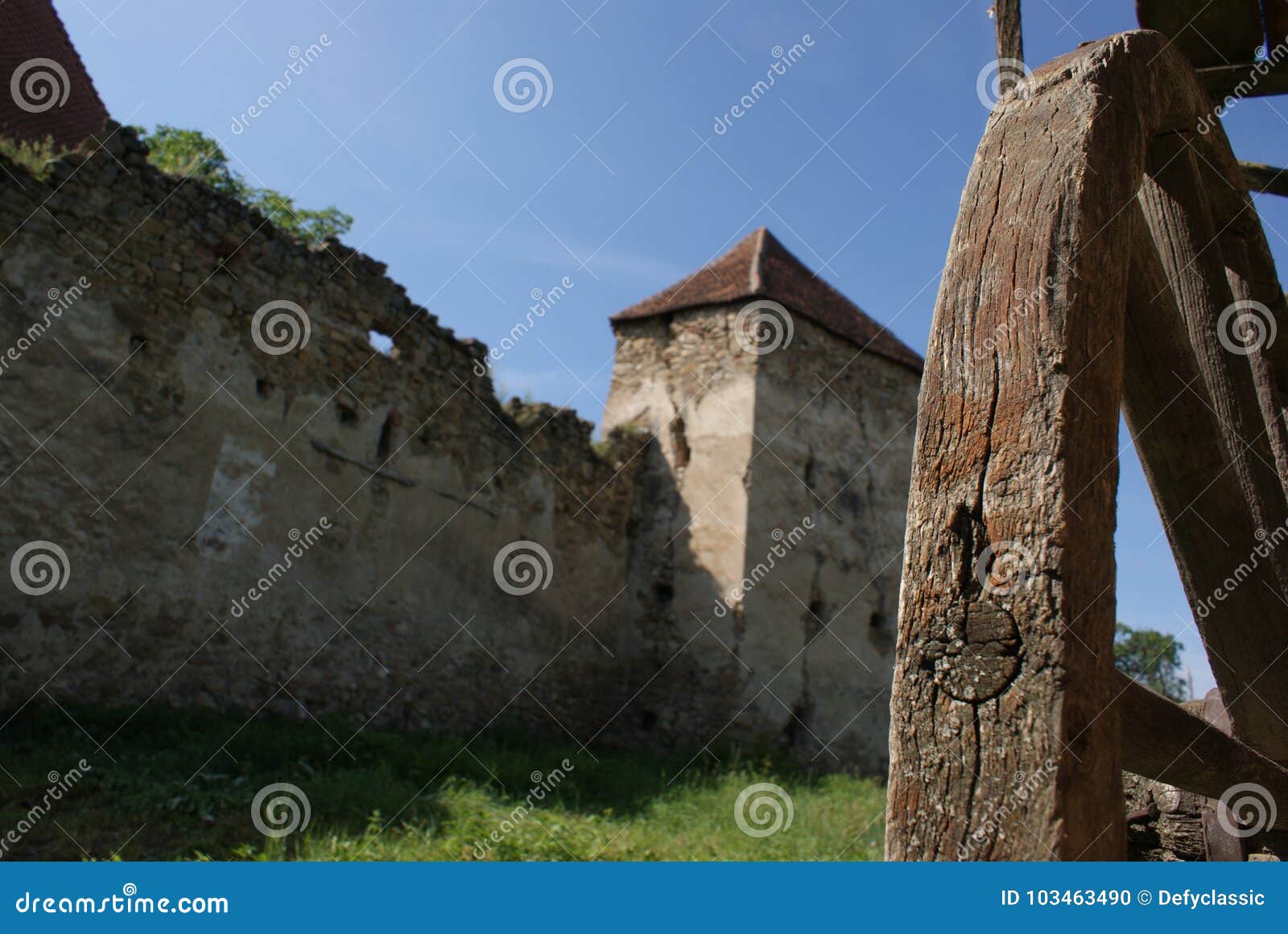 arcus fortress church in transylvania