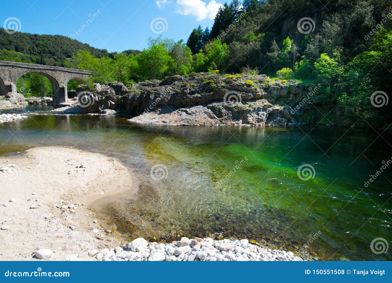 Ardeche River In France Editorial Stock Photo Image Of Ardeche 150551508