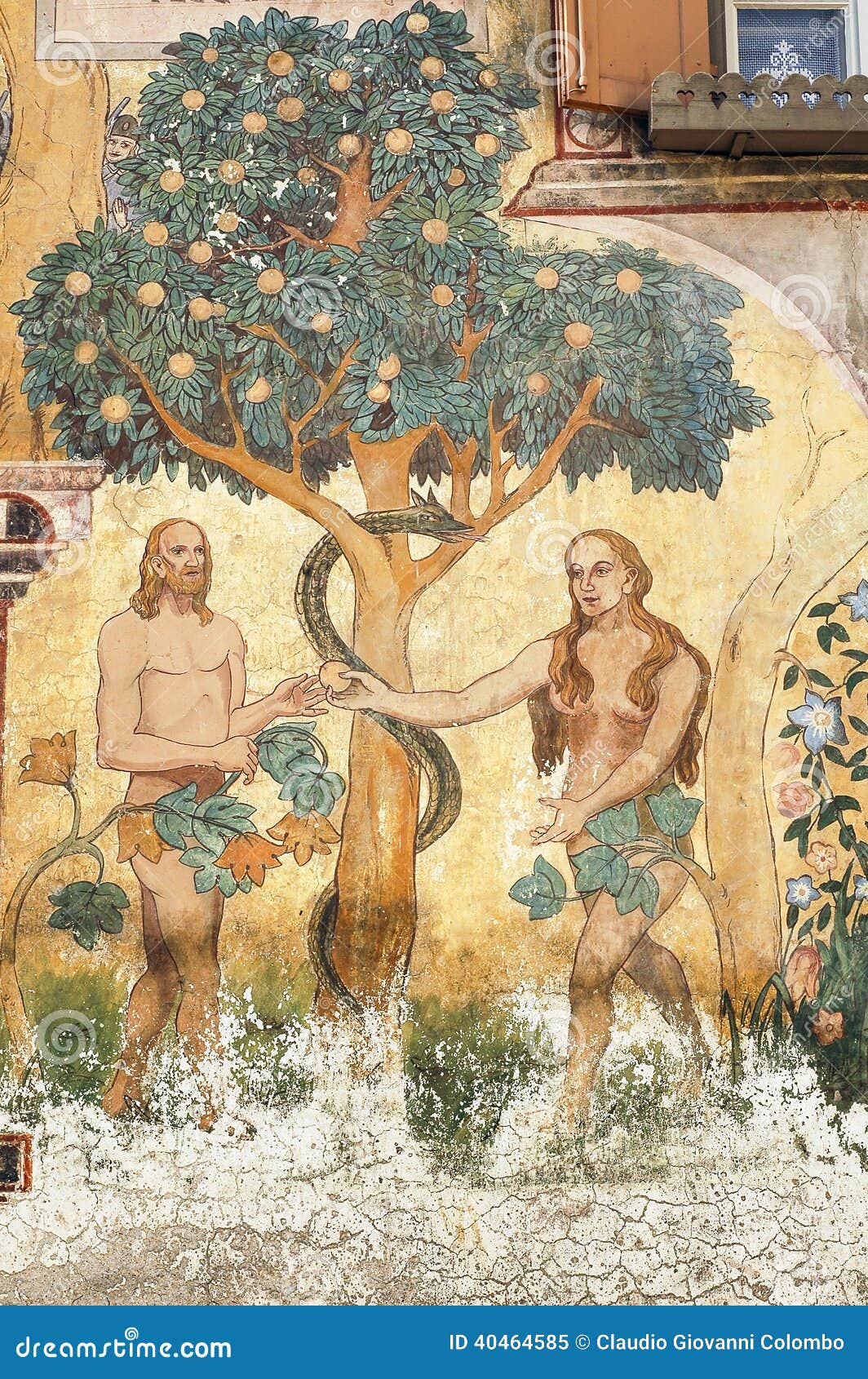 ardez (engadine): adam and eve