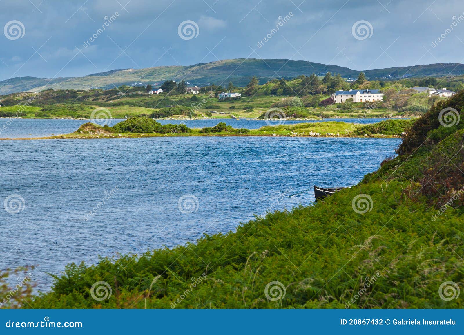 Ardmore bay and coast stock photo. Image of conemara 20867432