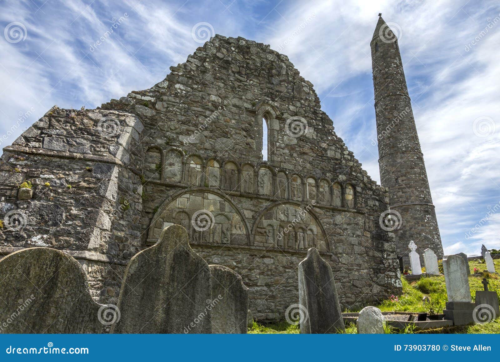 Ardmore Cathedral County Waterford Ireland Stock Photo Image Of Ancient Eire