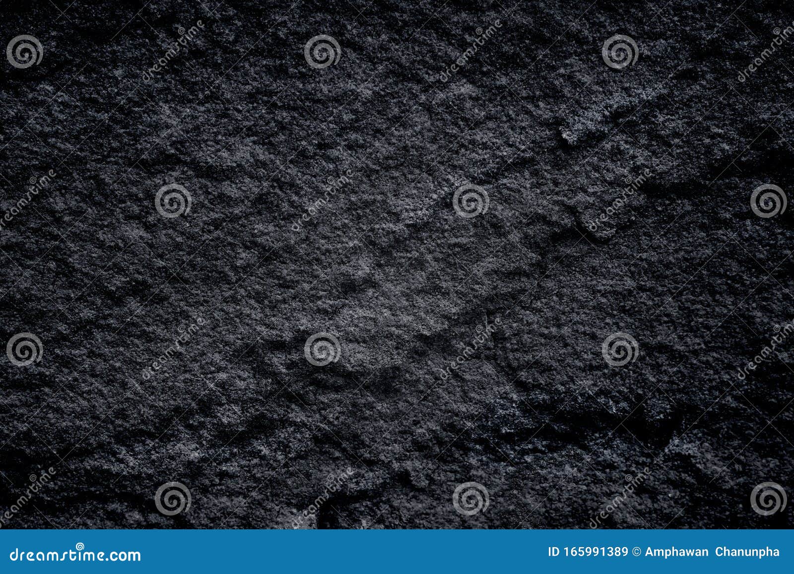 Ardoise Noire En Pierre Granit  De Surface Sombre Rugueux 