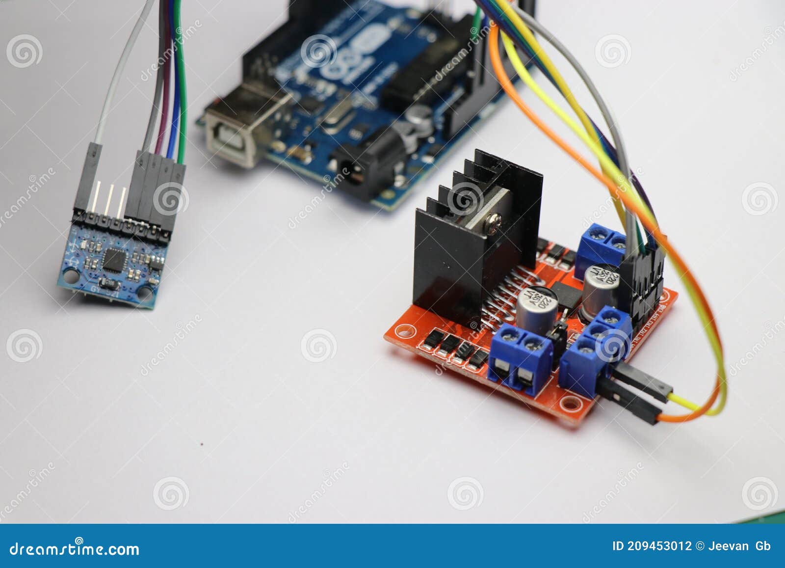 Driver connection with arduino