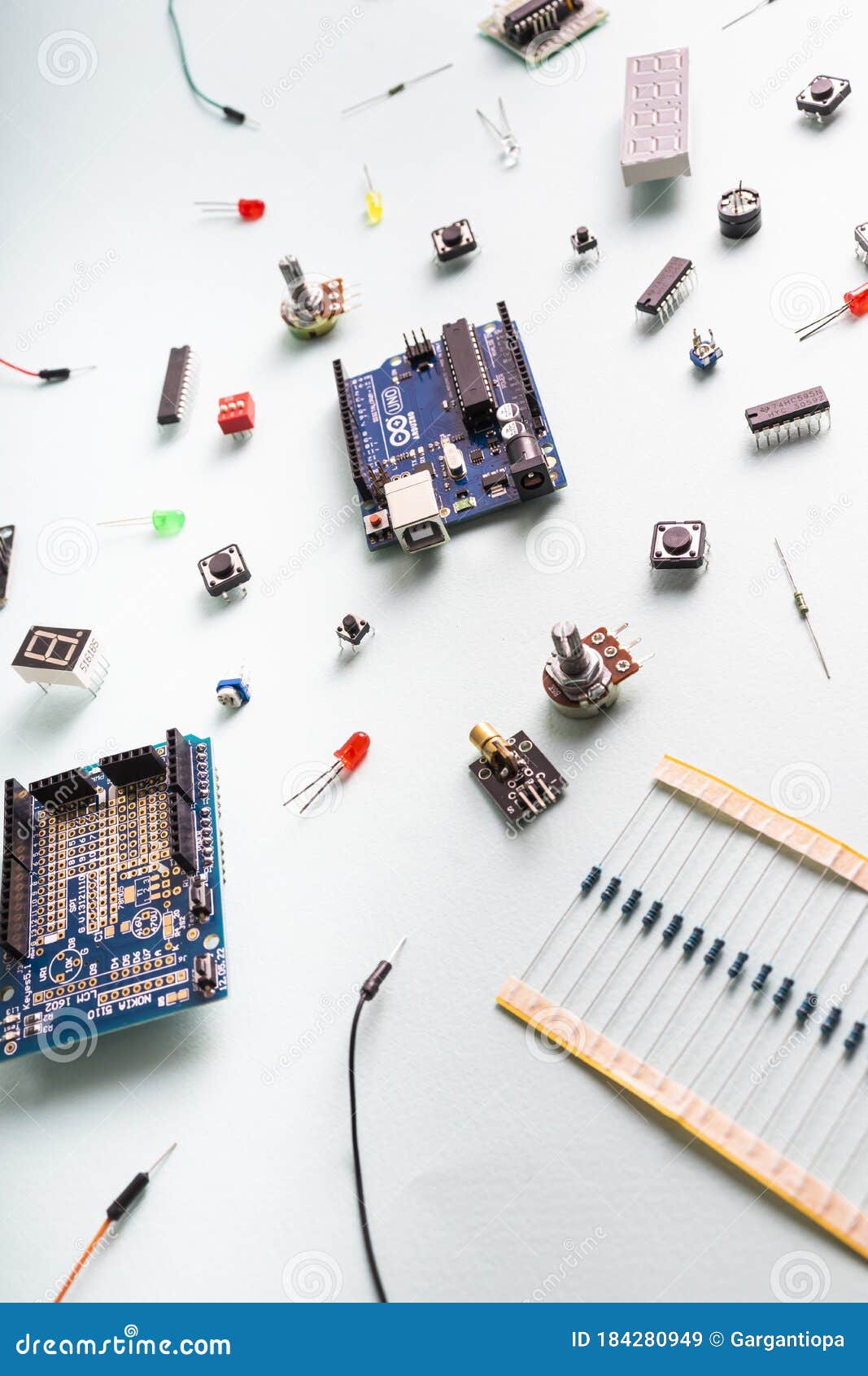 Smart Microcontroller Arduino Uno Modern Concept. Editorial Photo