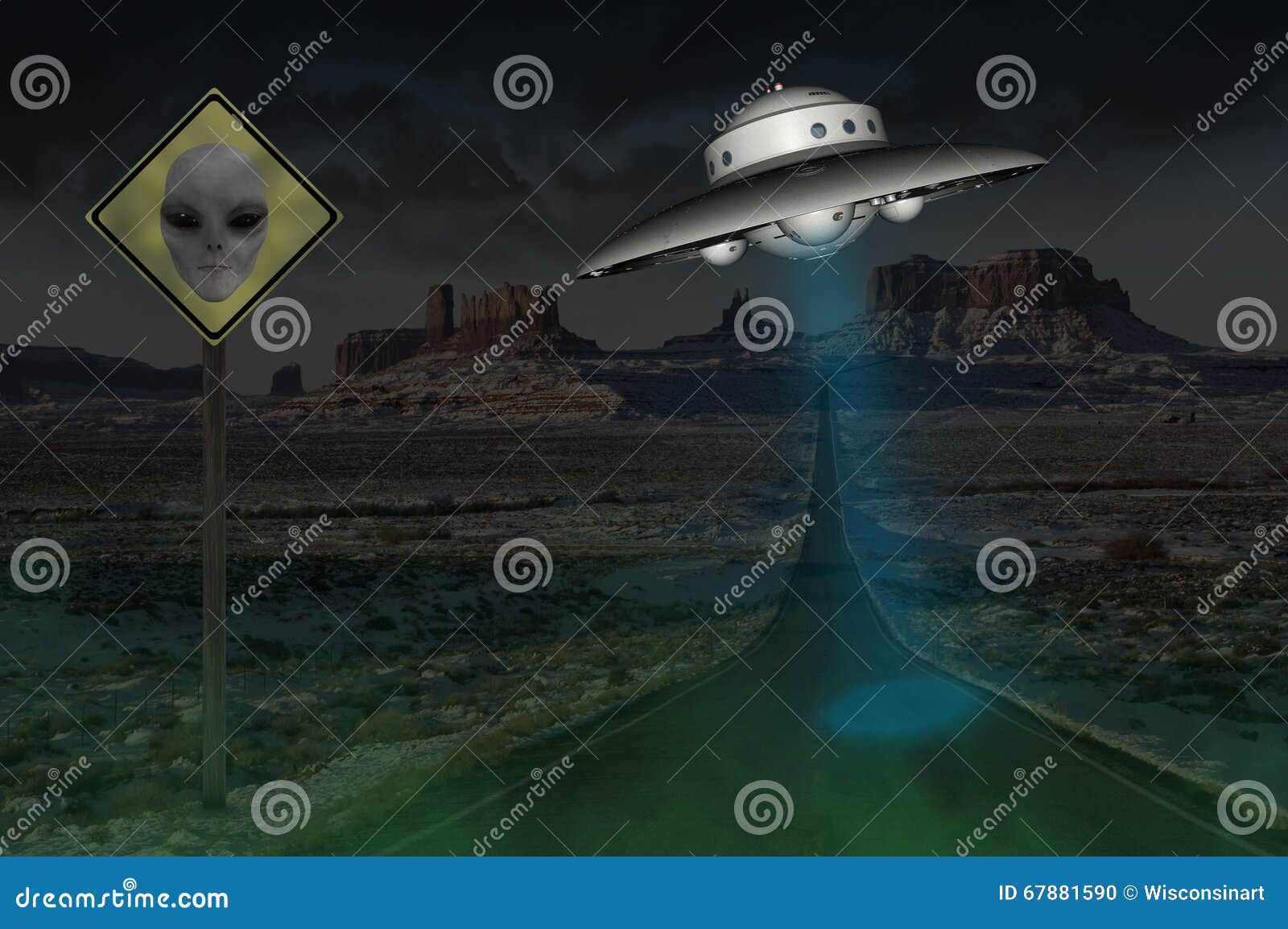 area 51 surreal alien ufo sighting