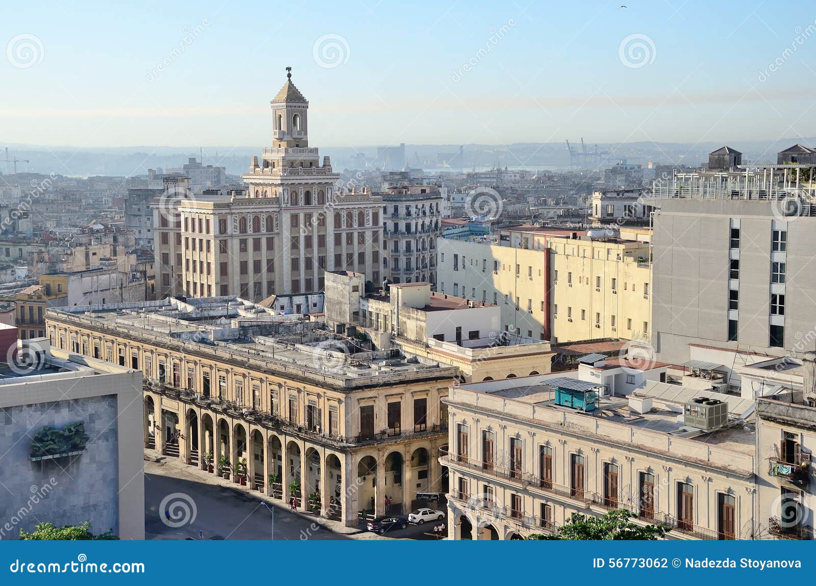 areal view to the roofs of havana.