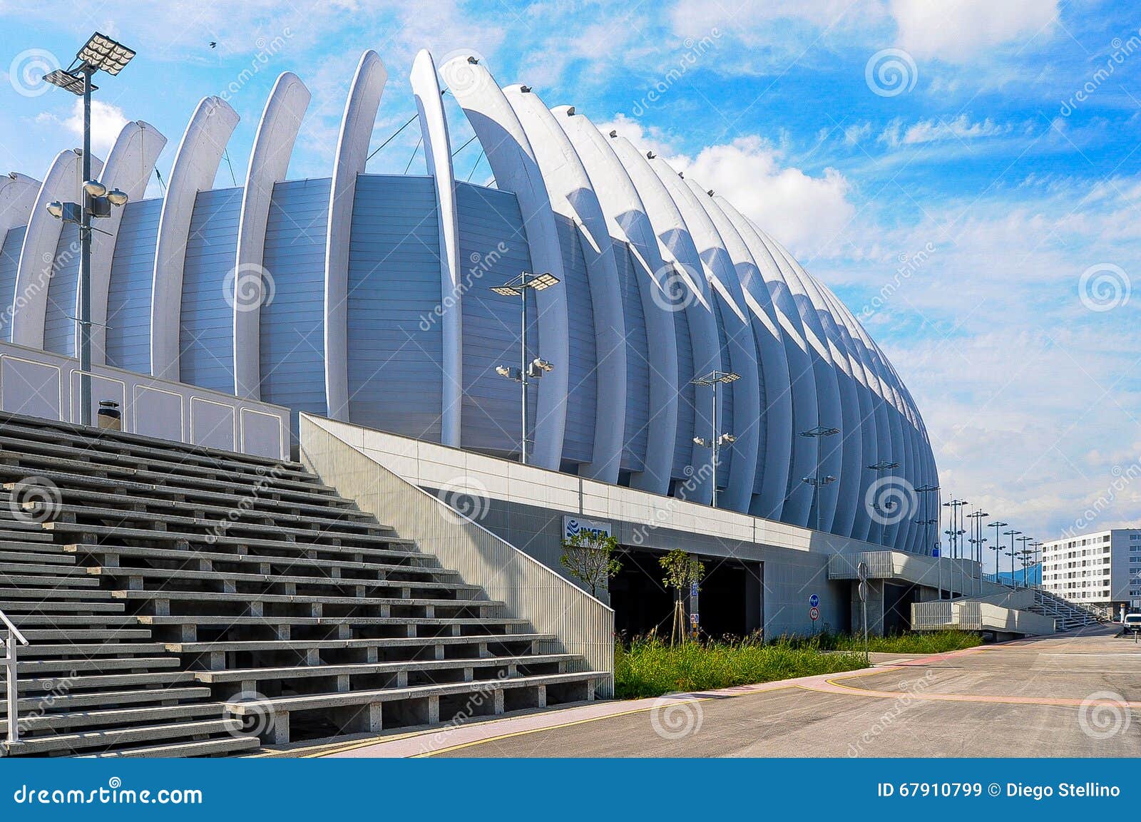 Arena Zagreb imagen de archivo editorial. Imagen de azul 67910799