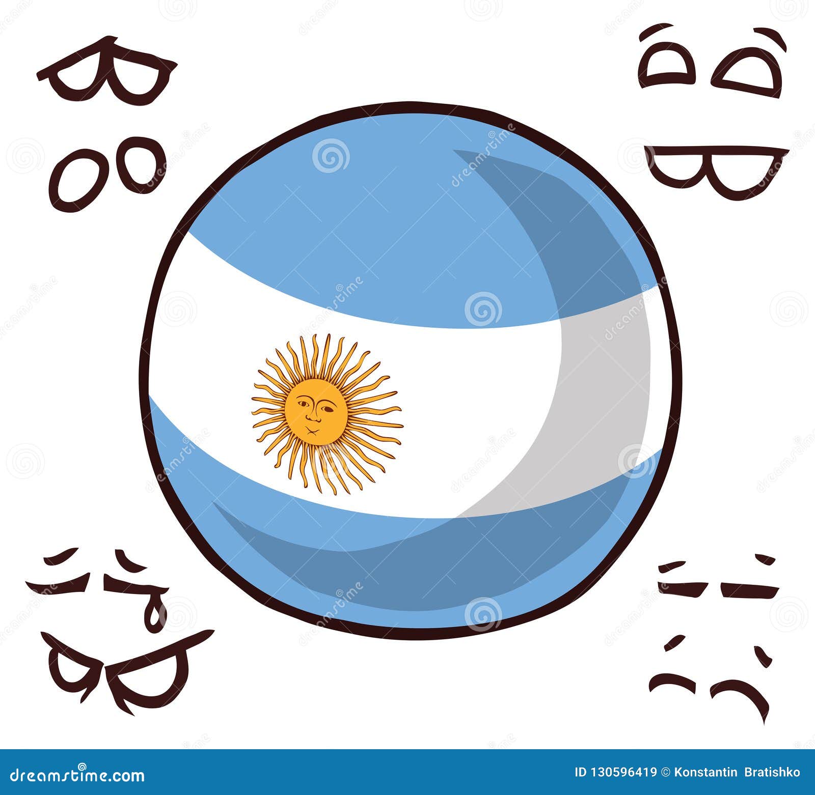 argentina countryball #1 - Epic Countryballs