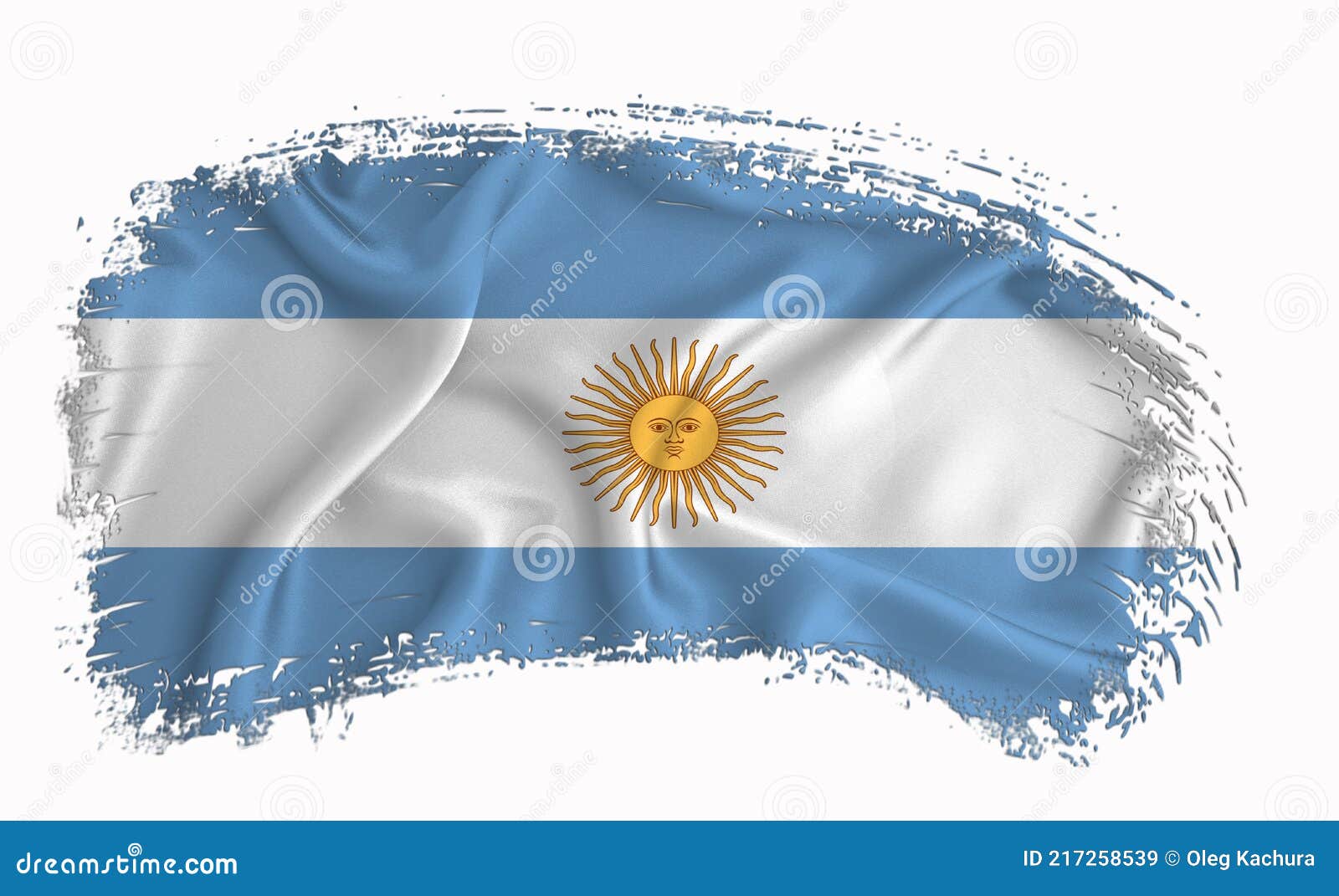 Argentina Flag, Brush Stroke, Typography, Lettering, Logo, Label ...