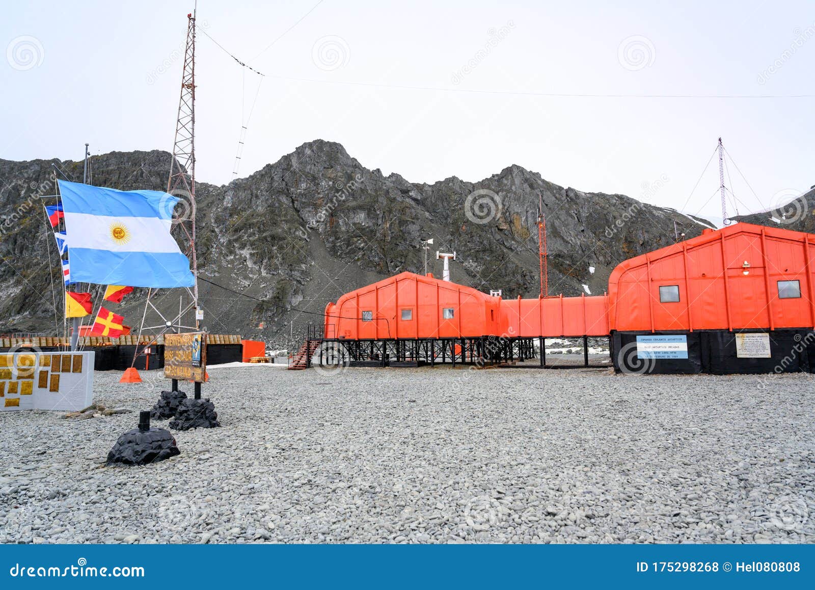 argentine antarctic research station, base naval orcadas, laurie island, one of the south orkney islands