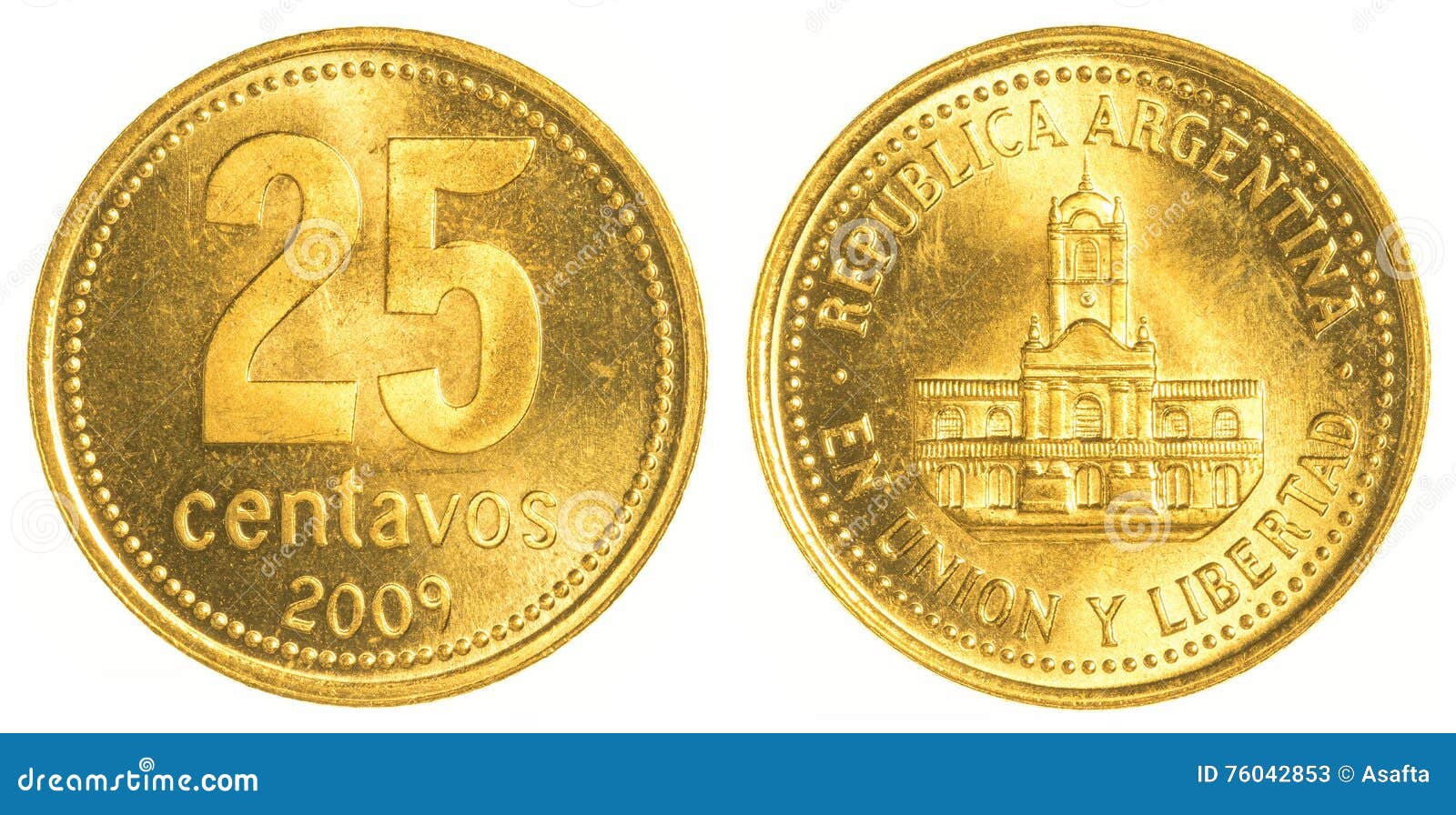 25 argentine centavos coin