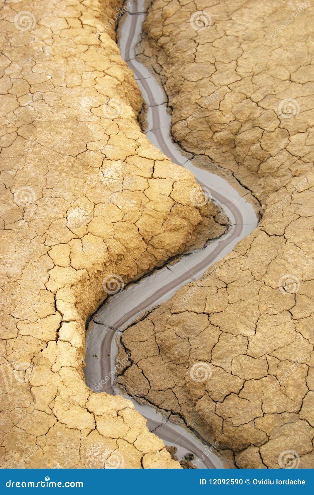 arid ground /mud river