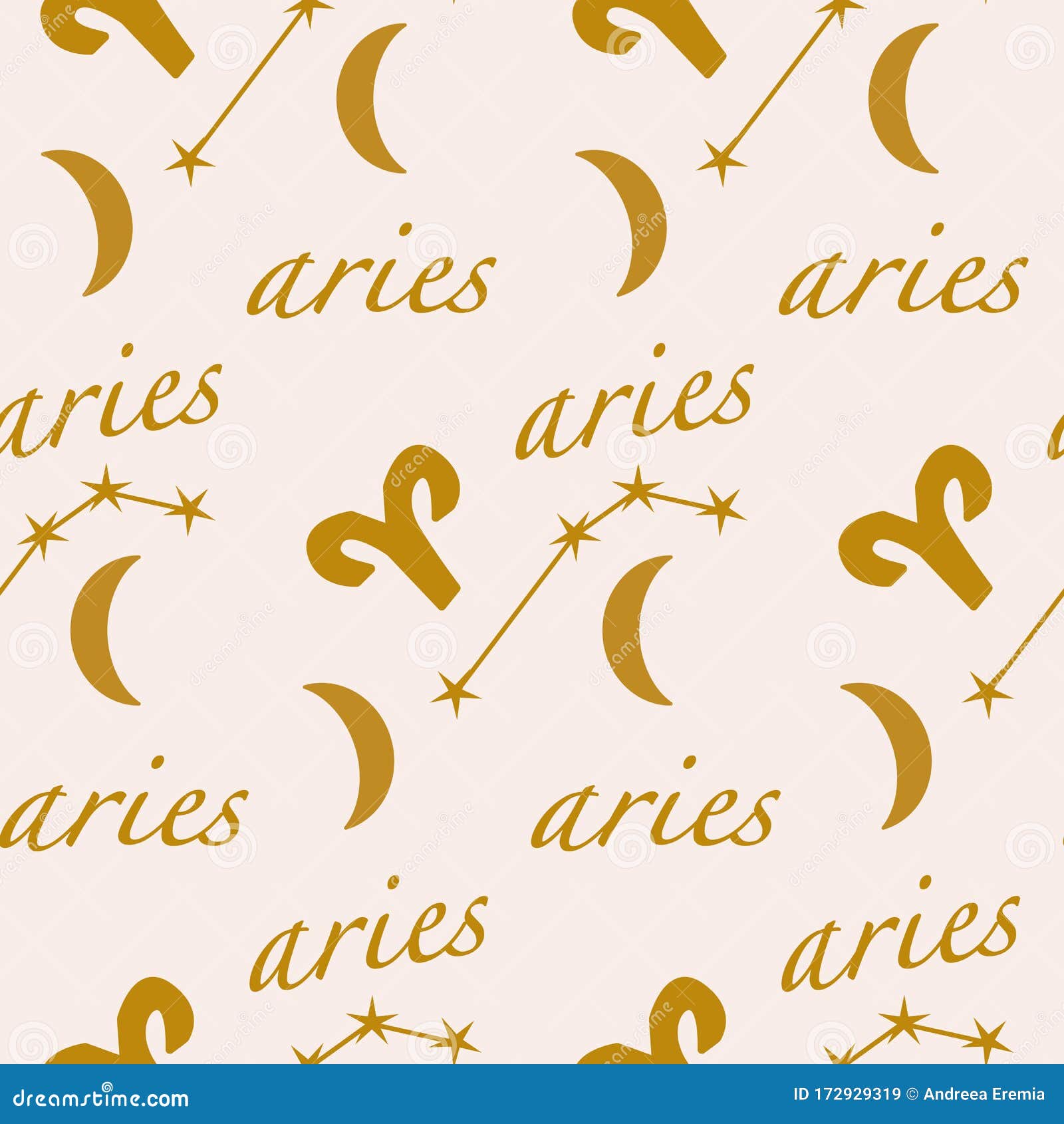 aries seamless pattern