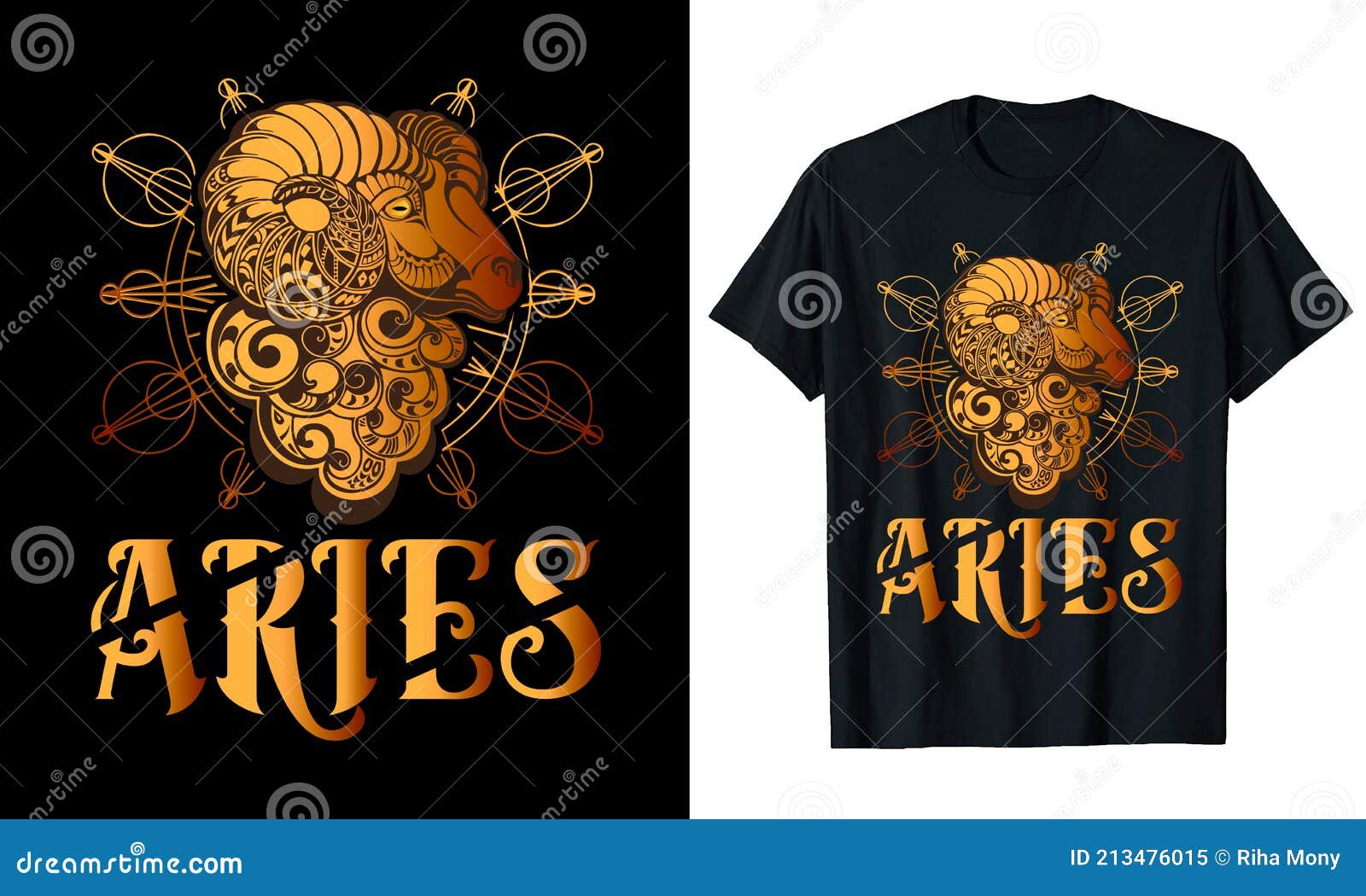 Aries Black Logo Four Squares T-Shirt ARIES